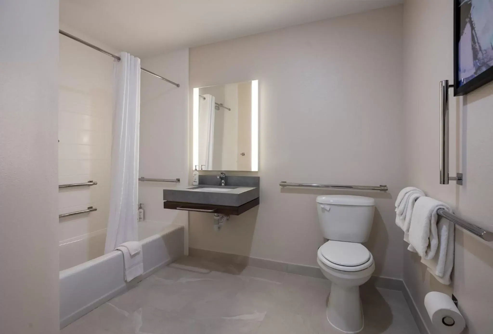 Bathroom in Candlewood Suites Lafayette, an IHG Hotel