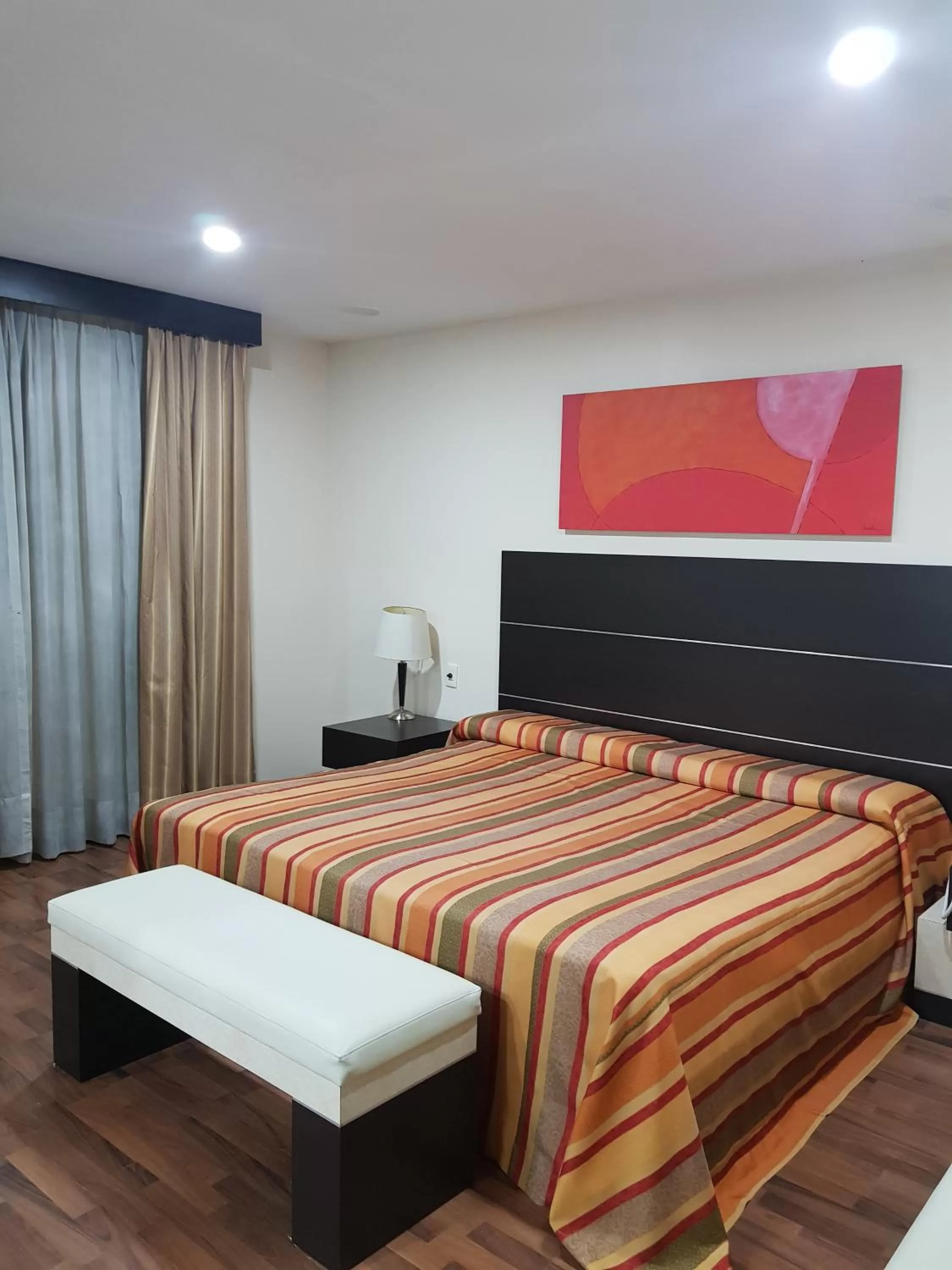 Bed in Hotel Paraiso