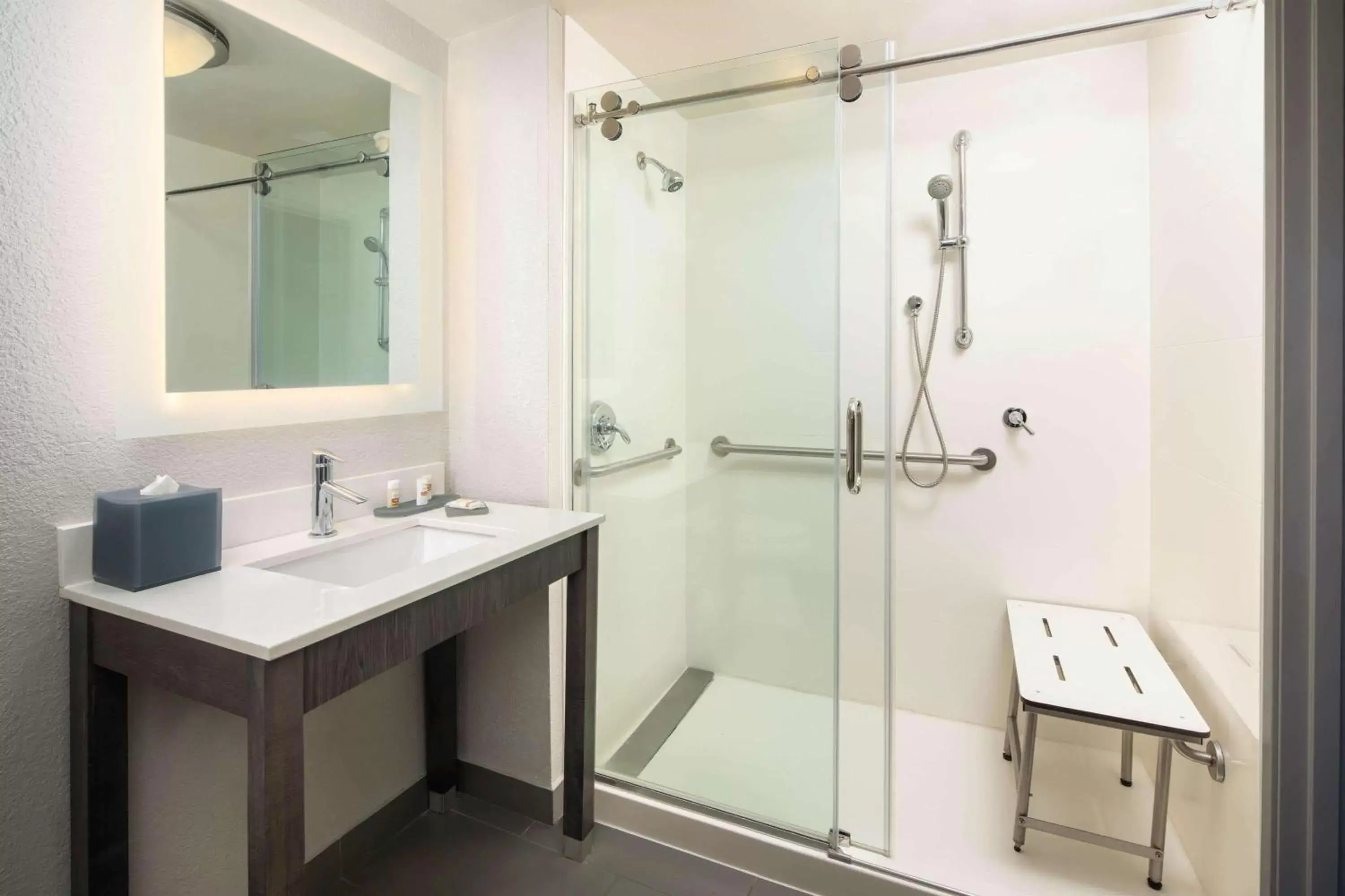 Shower, Bathroom in La Quinta by Wyndham Atlanta Airport North