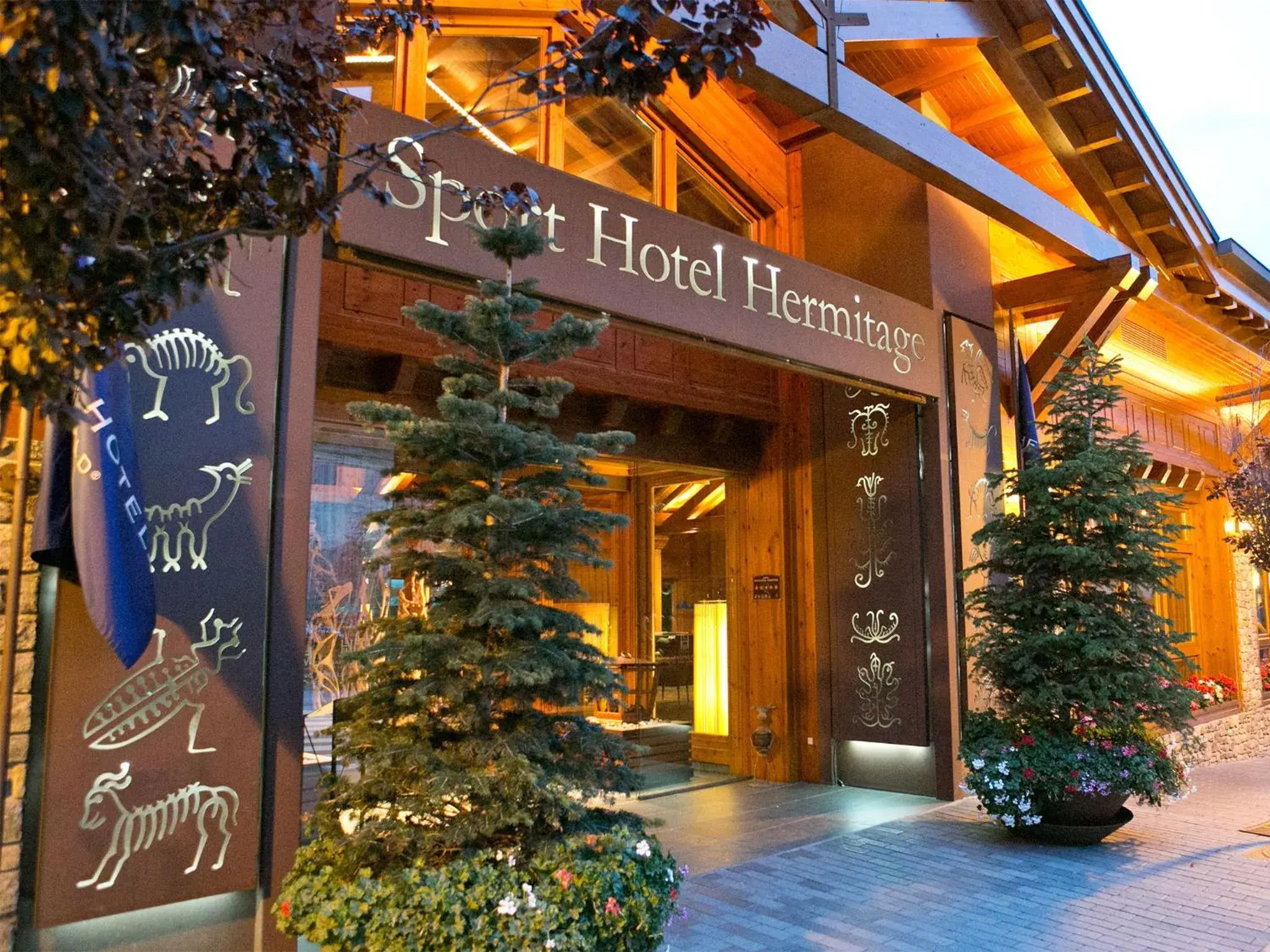 Facade/entrance in Sport Hotel Hermitage & Spa