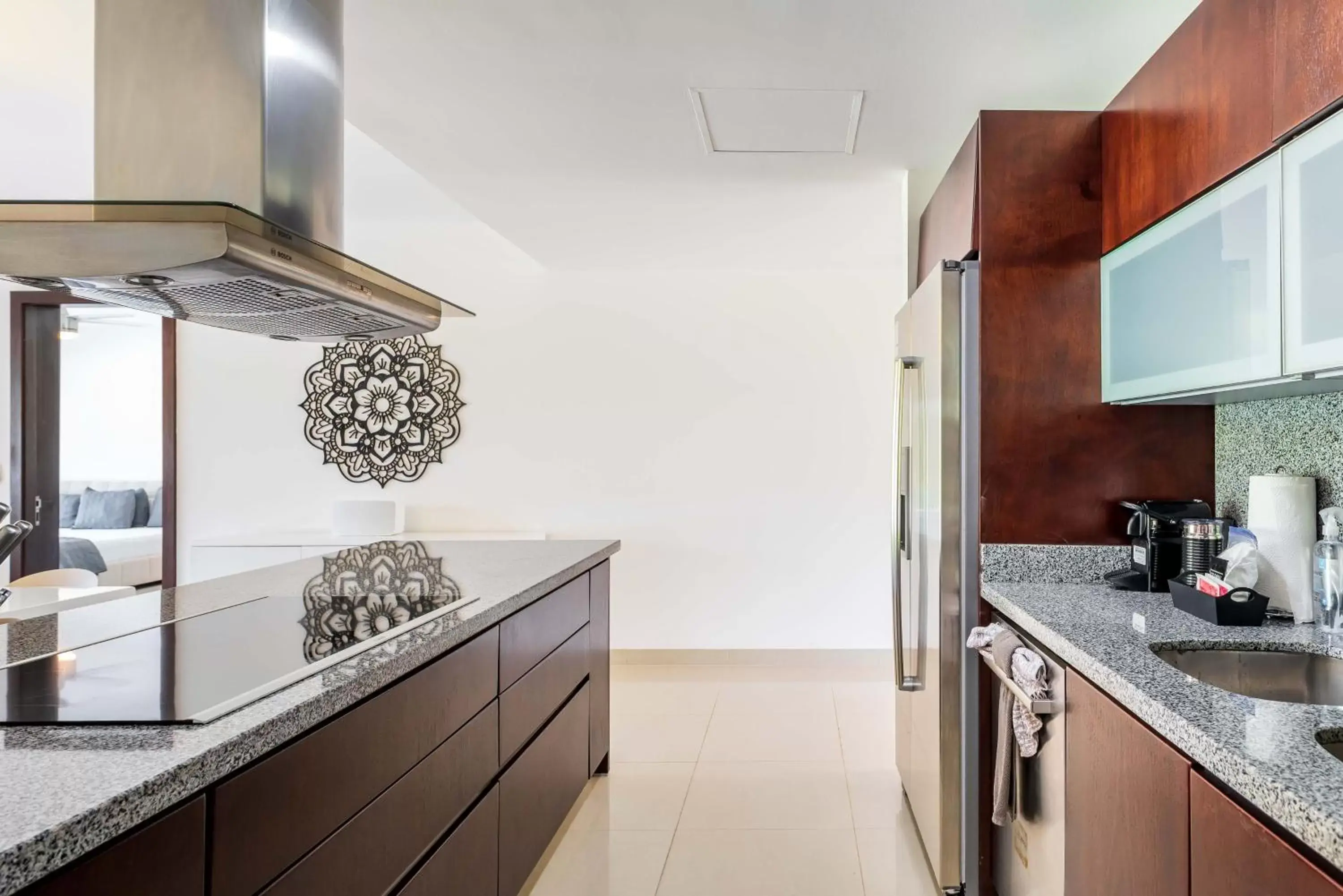 Kitchen/Kitchenette in Mareazul Beach Front Condos At playa del Carmen