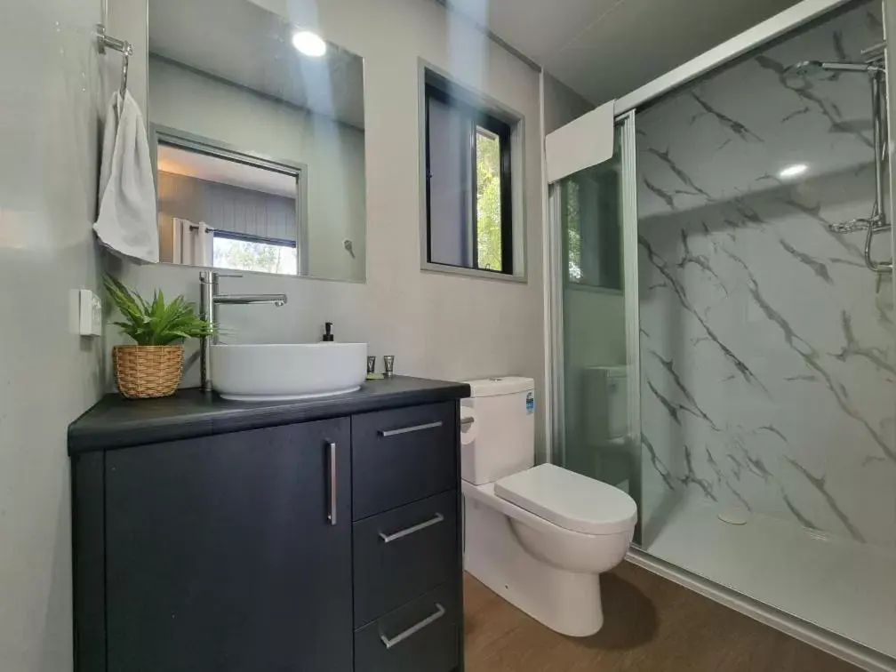 Bathroom in Esk Mountain View Lodge