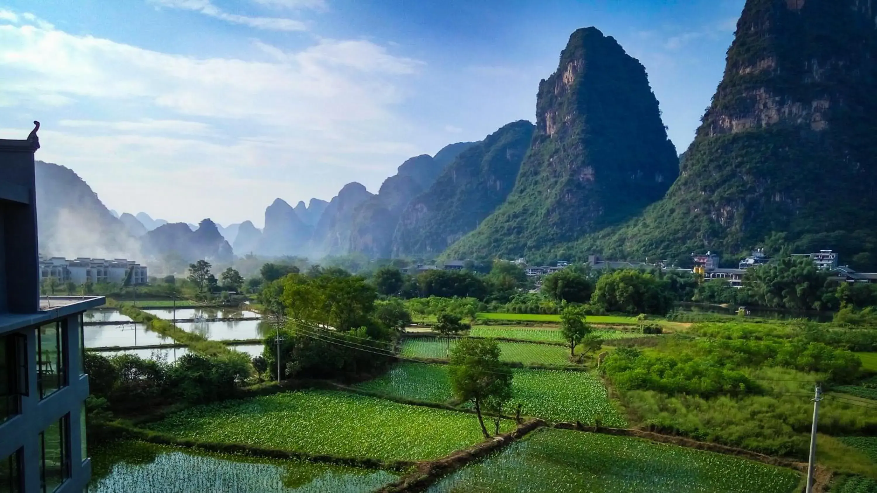 Natural landscape, Mountain View in Yangshuo Zen Garden Resort