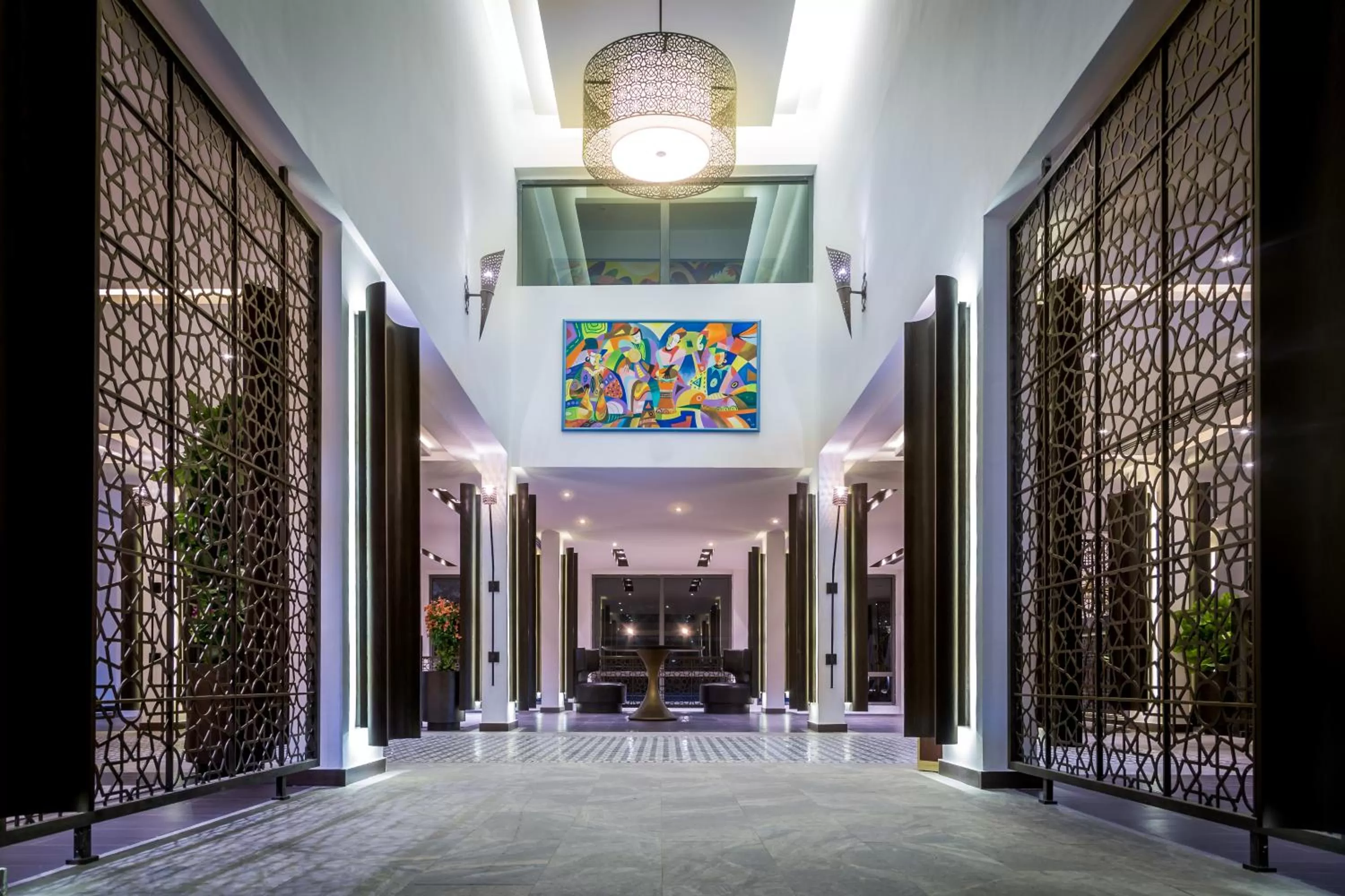 Decorative detail in Azalaï Hôtel Nouakchott