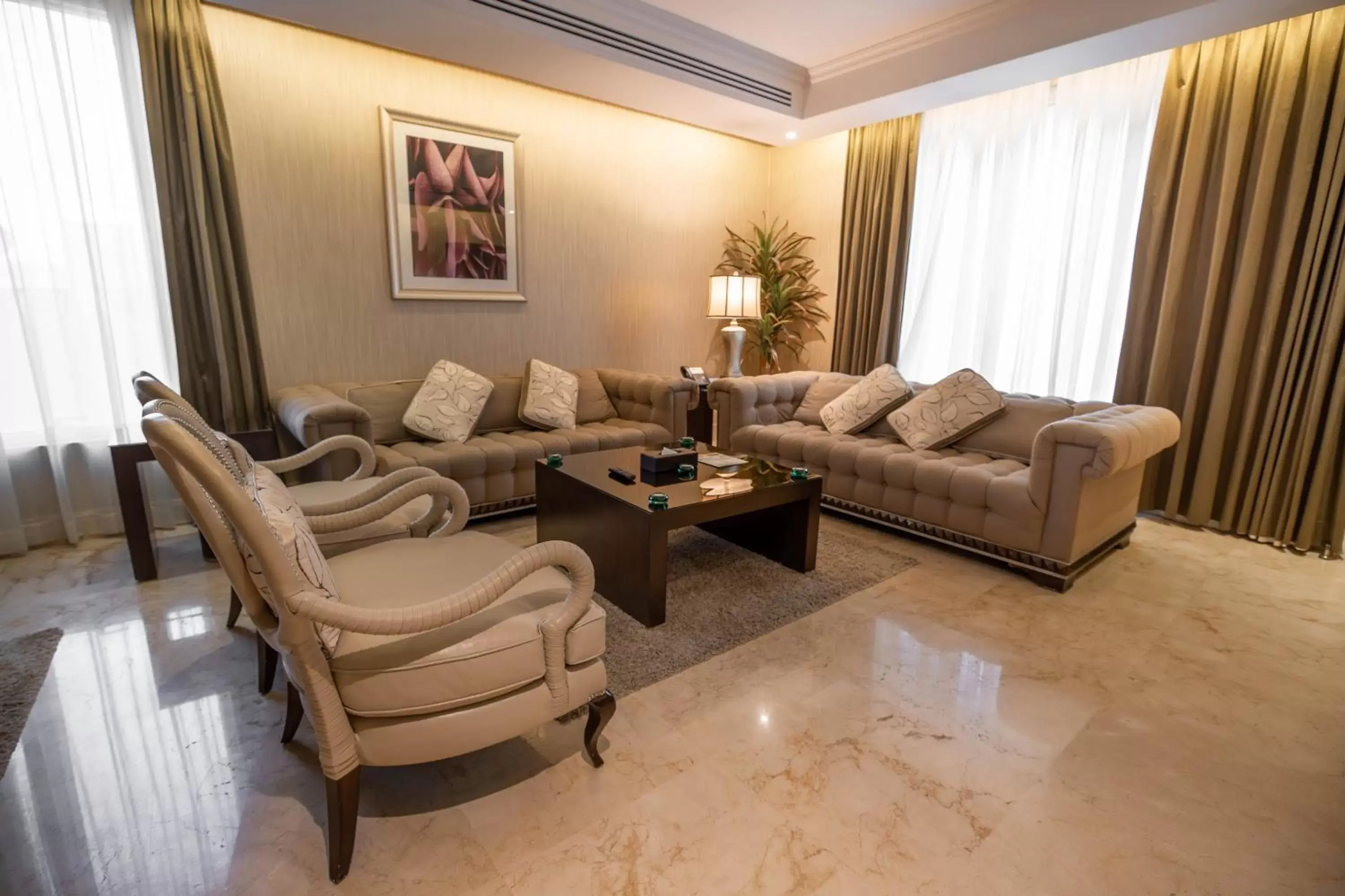 Seating Area in Aswar Hotel Suites Riyadh