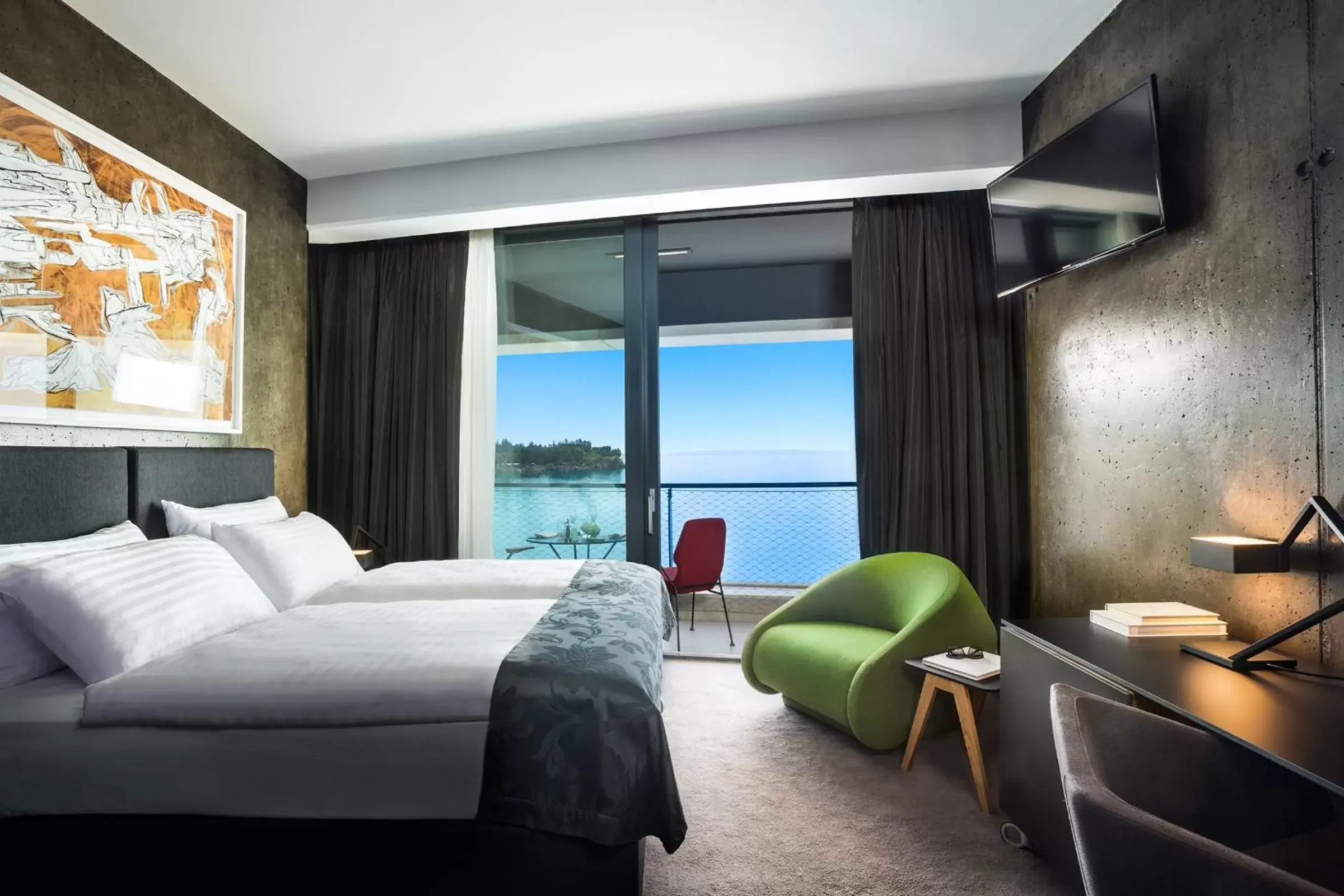Superior Double or Twin Room with Sea View - single occupancy in Boutique & Design Hotel Navis Superior Double or Twin Room with Sea View - single occupancy in Boutique & Design Hotel Navis