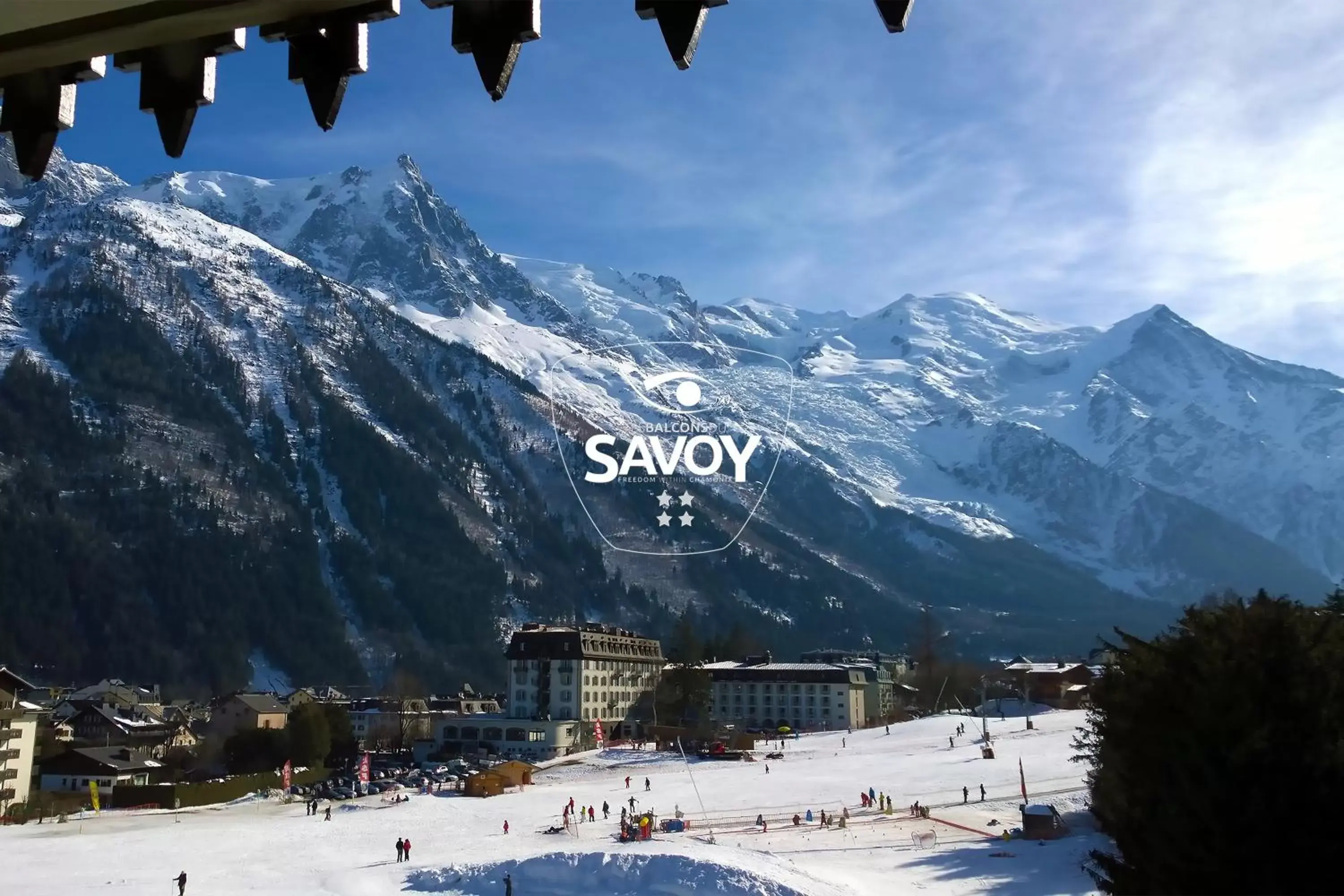 View (from property/room), Winter in Les Balcons du Savoy
