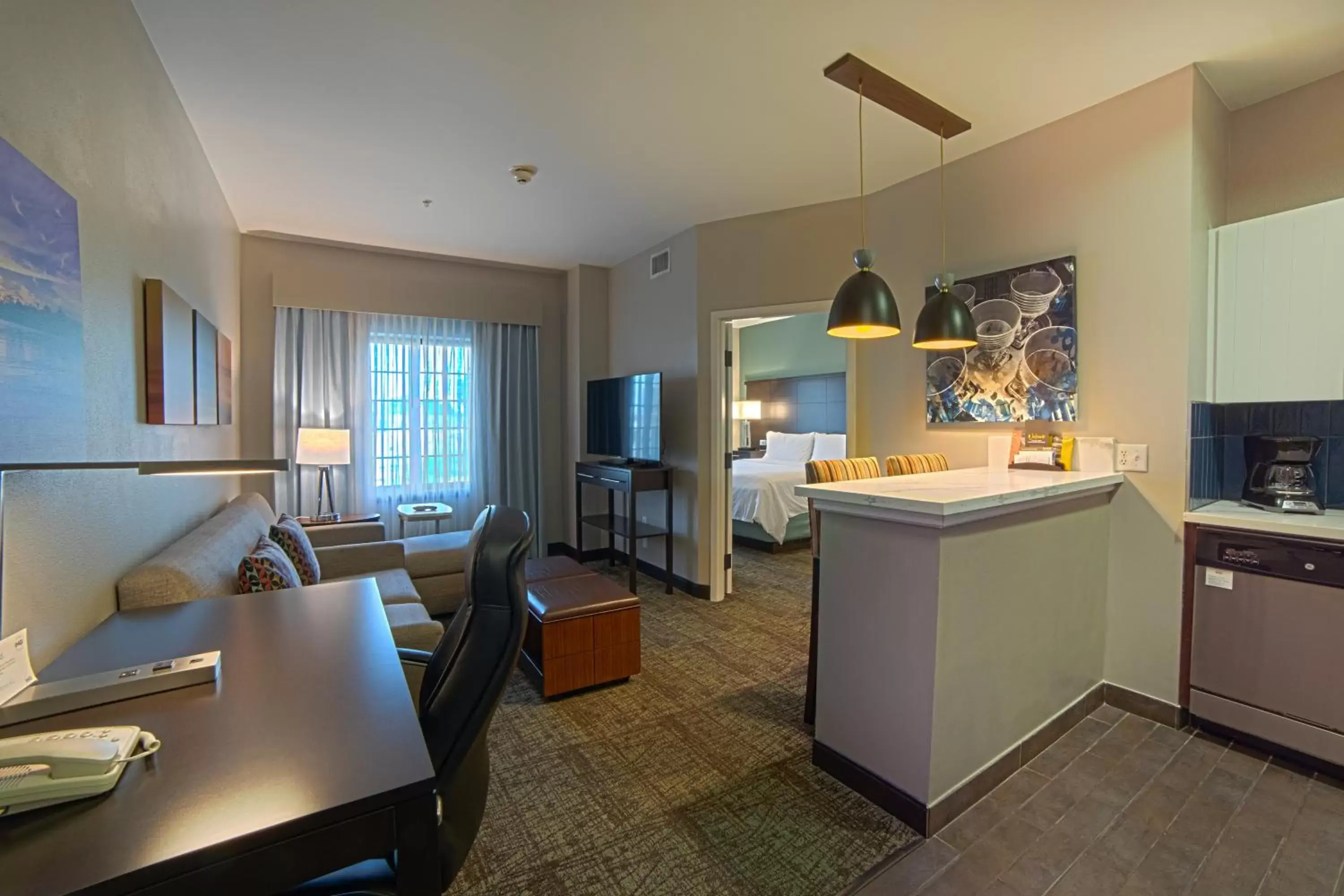 Living room in Staybridge Suites Houston-NASA Clear Lake, an IHG Hotel