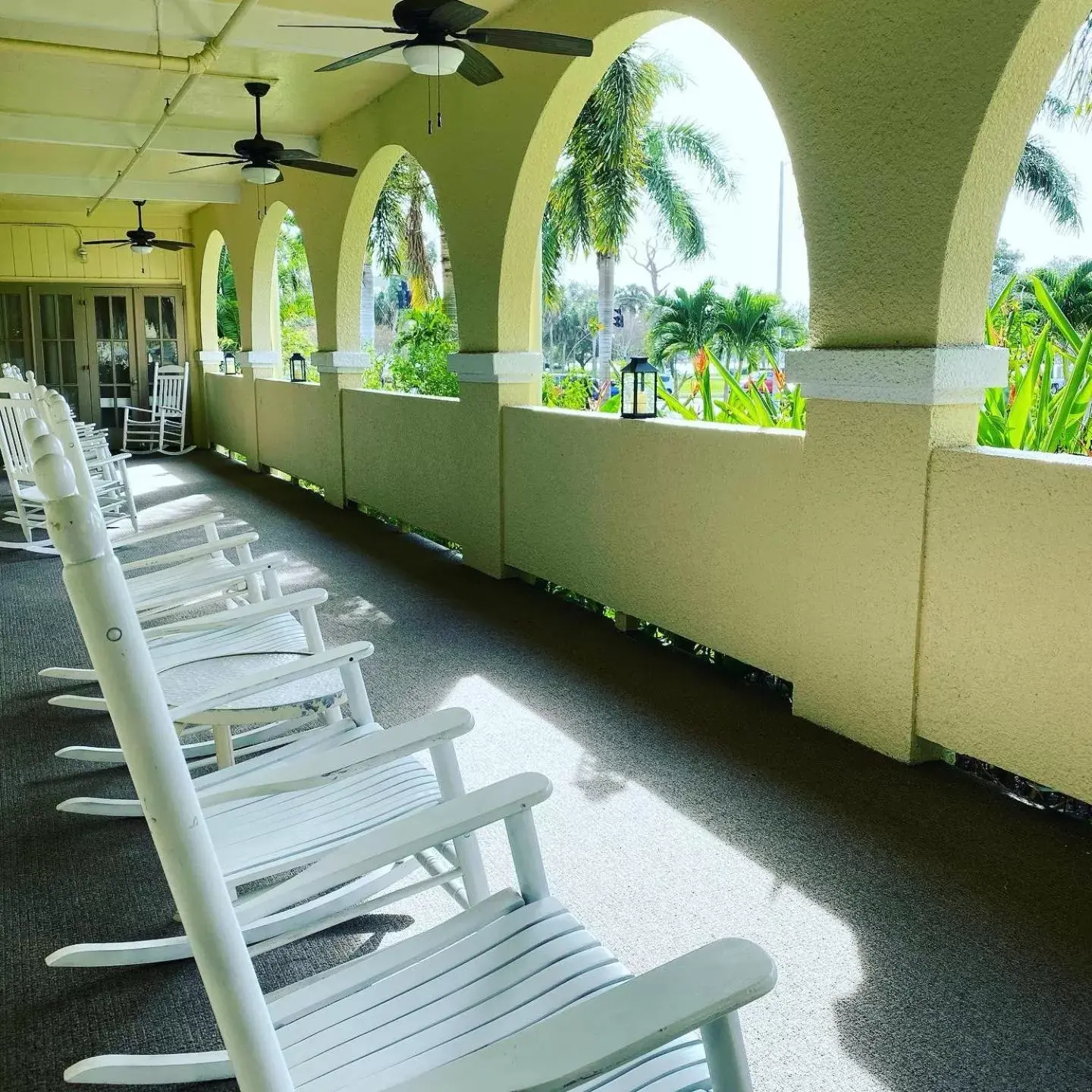 Seating area in Crystal Bay Historic Hotel