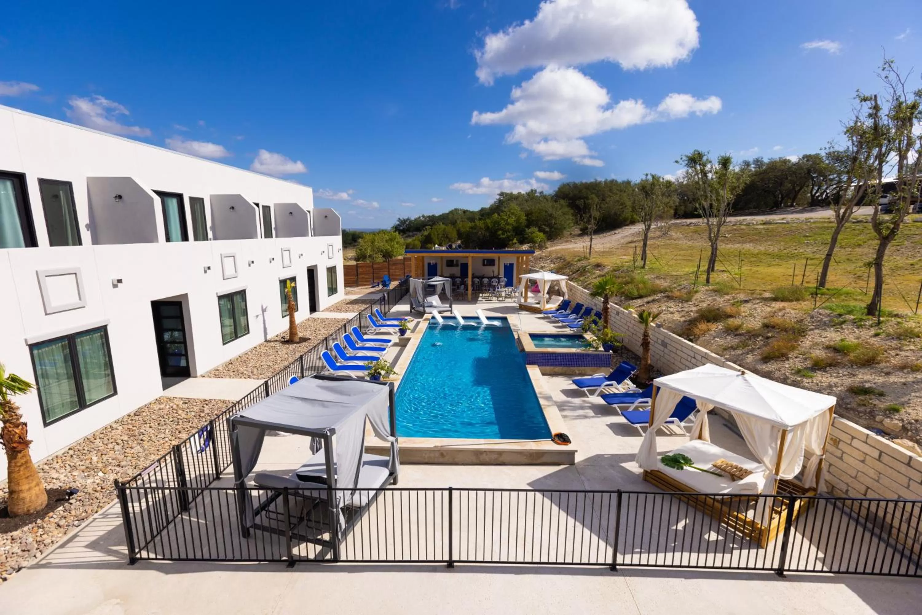 Pool view in The Bentley Hotel on 290