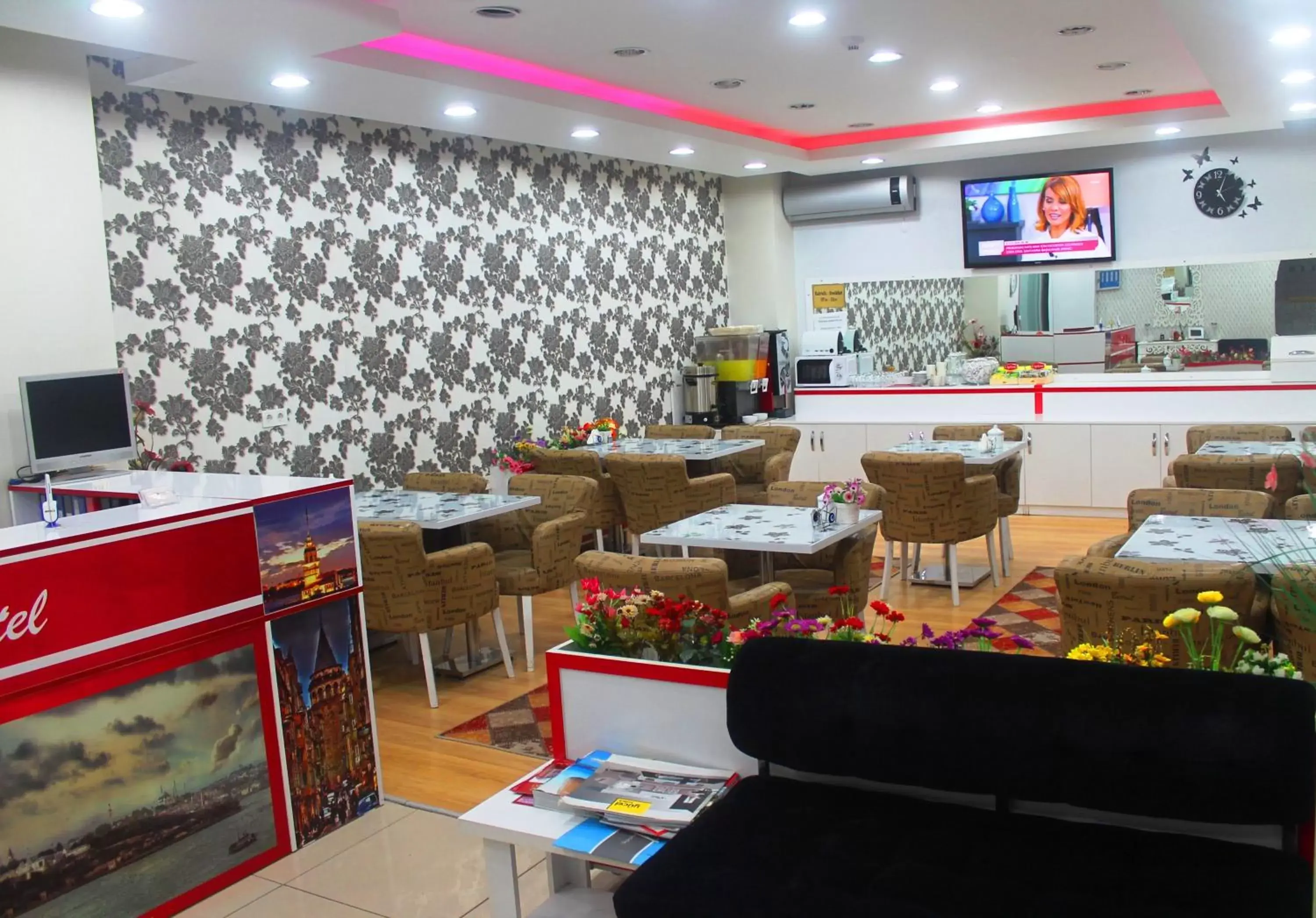 Lobby or reception, Restaurant/Places to Eat in Avcılar İnci Hotel