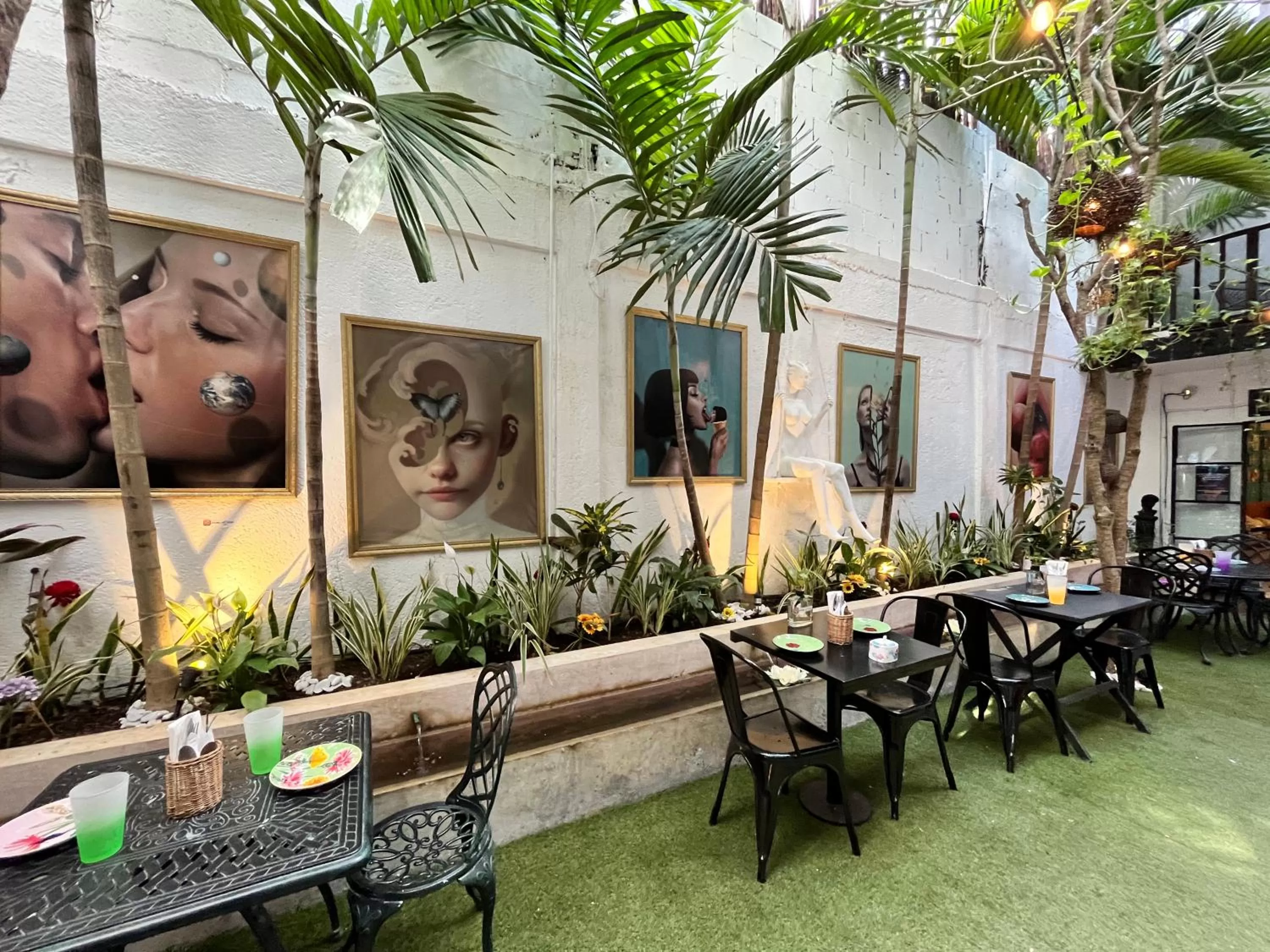 Patio in Aruma Art House Hotel Boutique