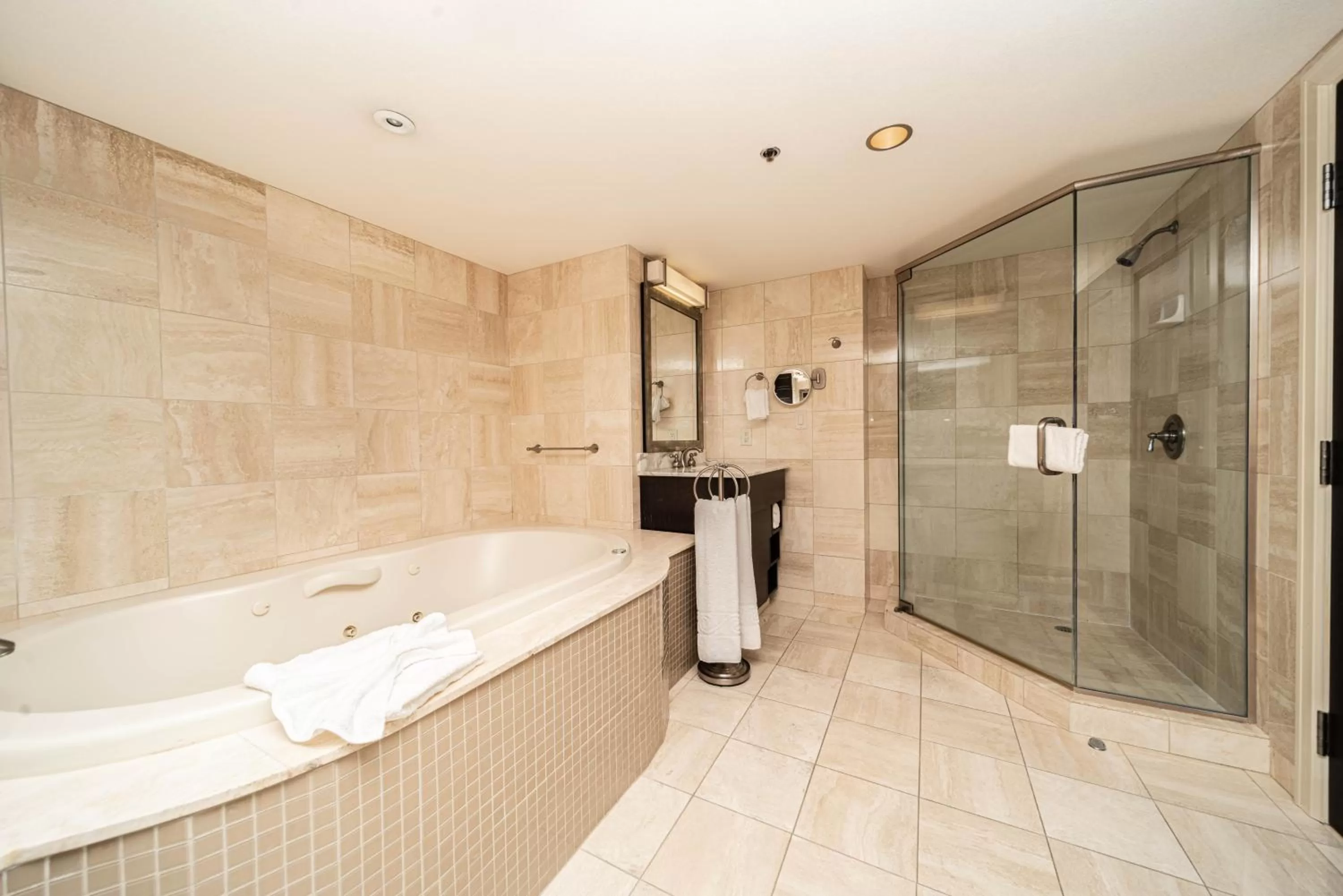 Bathroom in Reno Suites