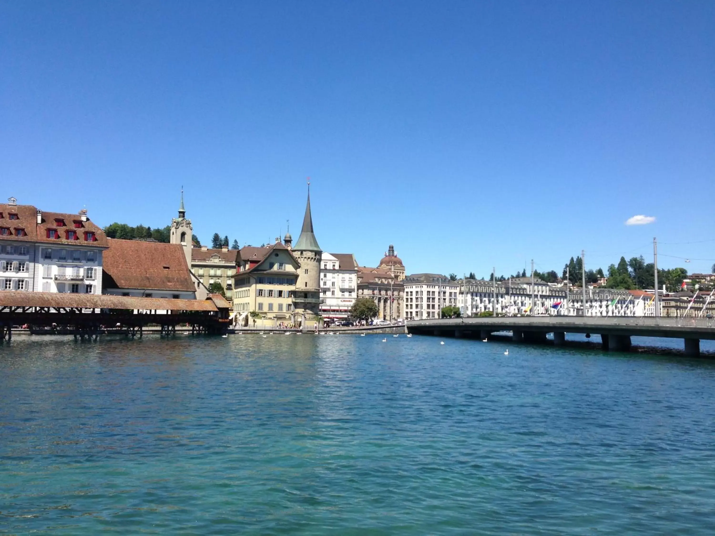 Nearby landmark in Hotel Monopol Luzern