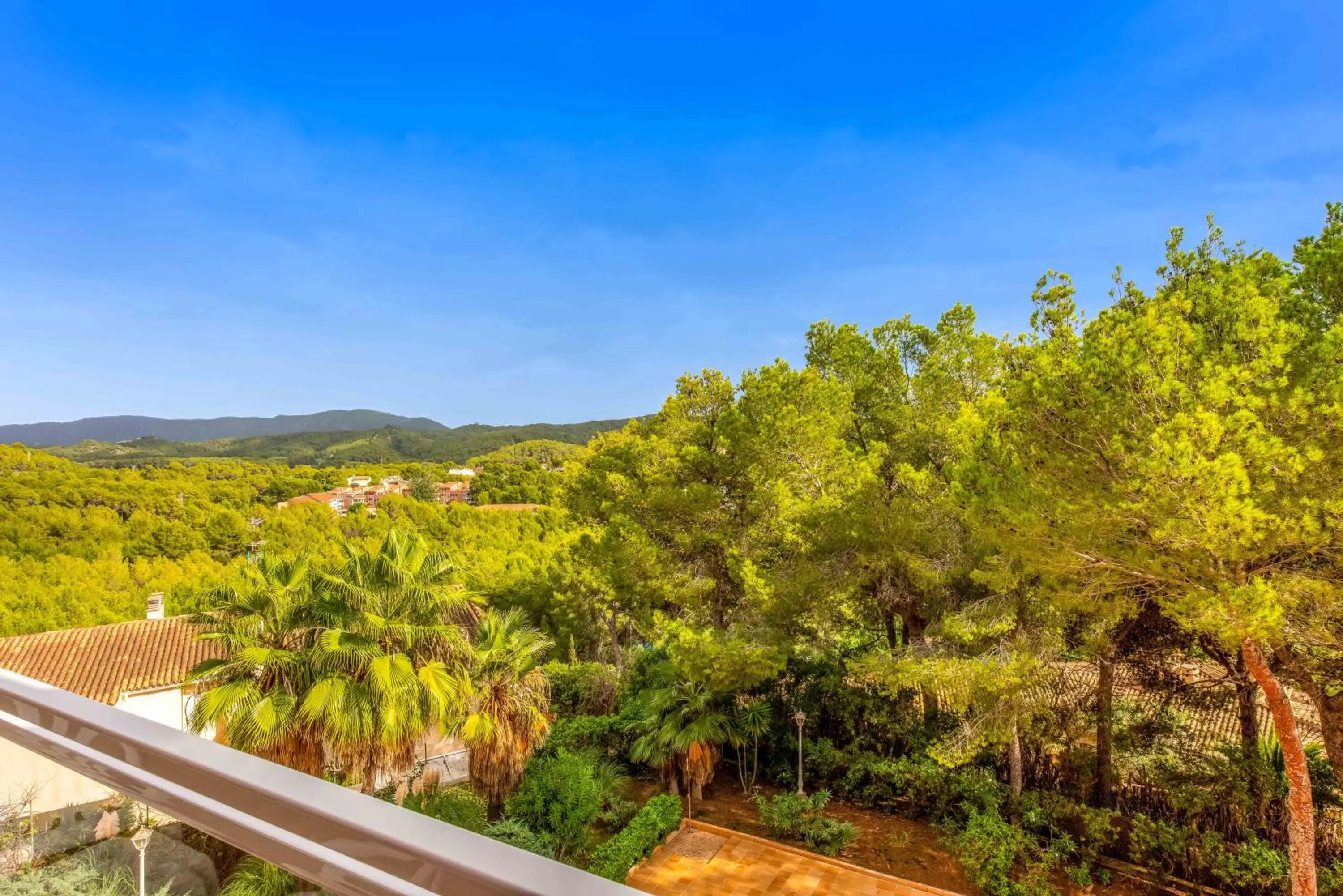 Garden view in Valentin Park Club