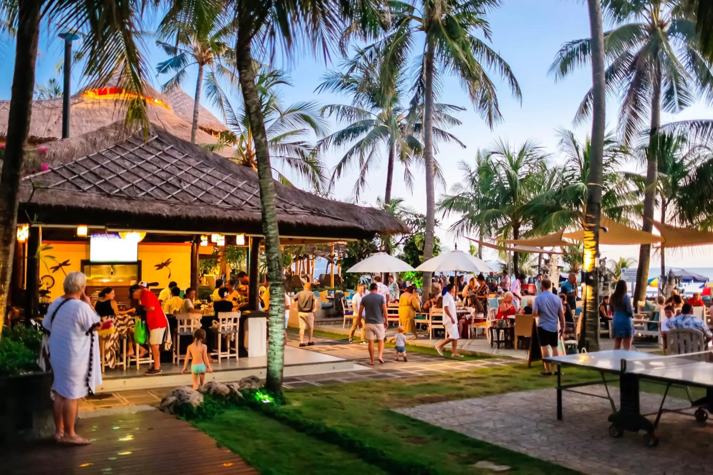 Restaurant/places to eat in Bali Mandira Beach Resort & Spa