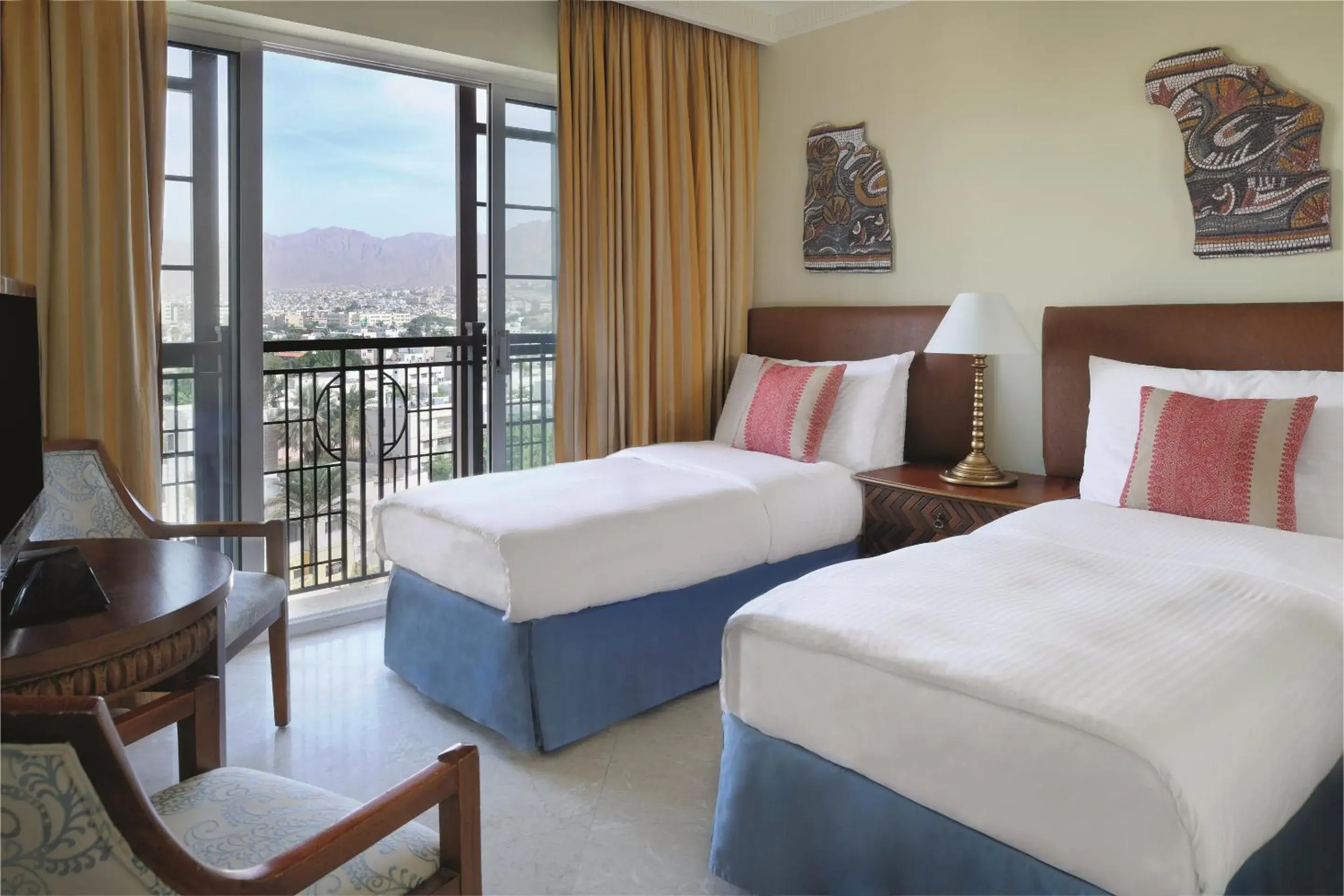 Bed in Movenpick Resort & Residences Aqaba