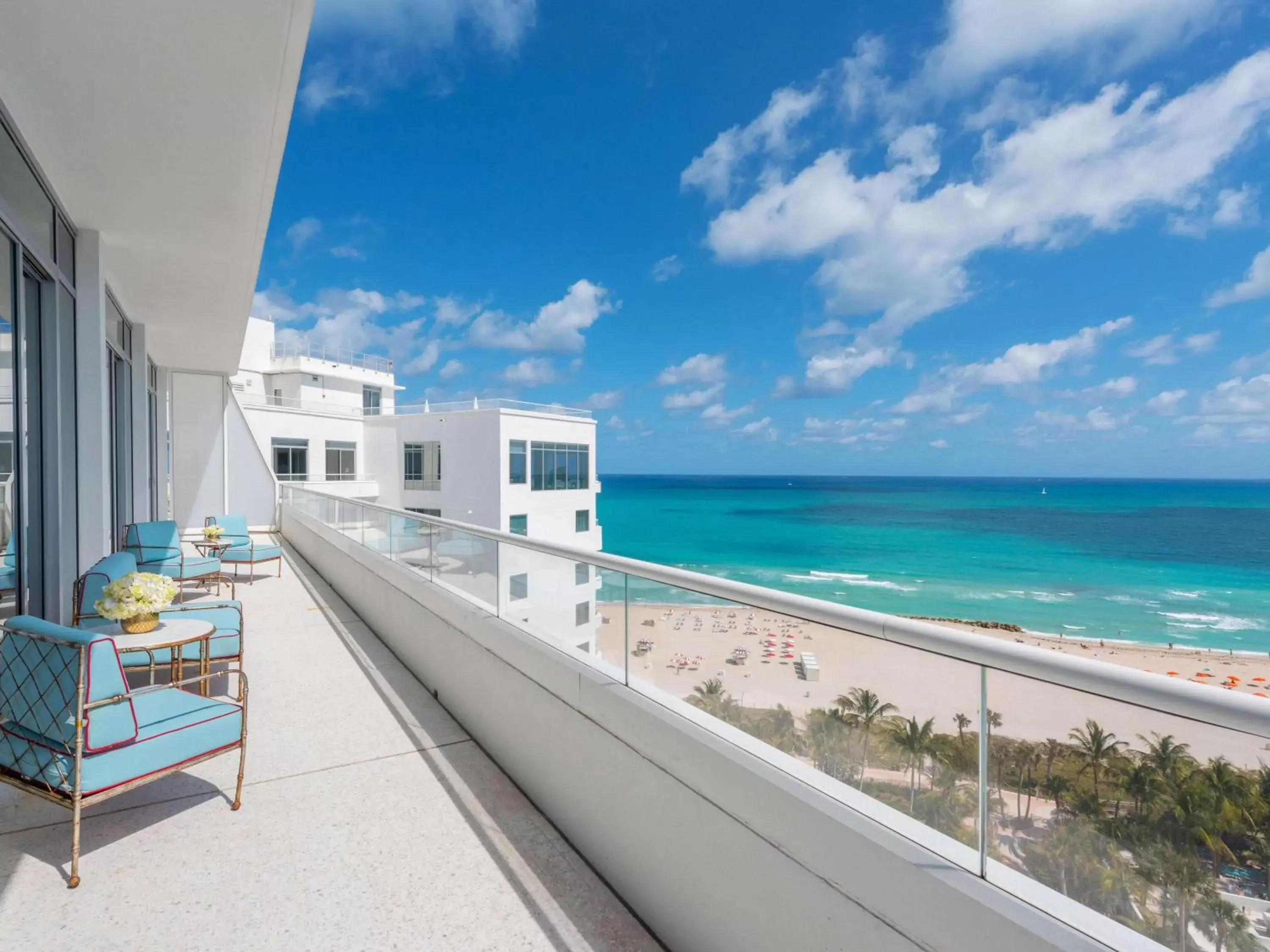 Bedroom, Balcony/Terrace in Faena Hotel Miami Beach