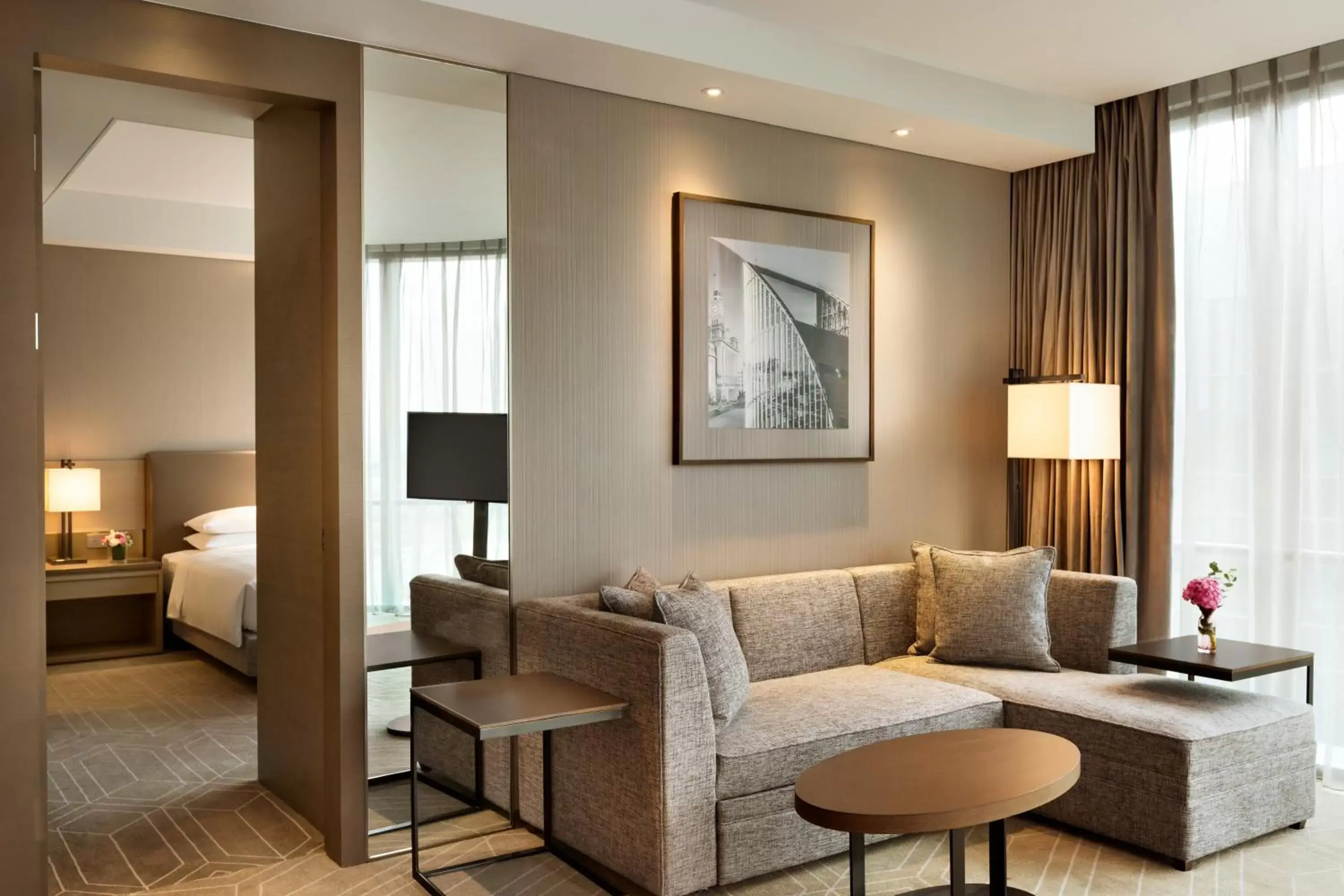 Living room, Seating Area in Hyatt Place Shanghai Hongqiao CBD