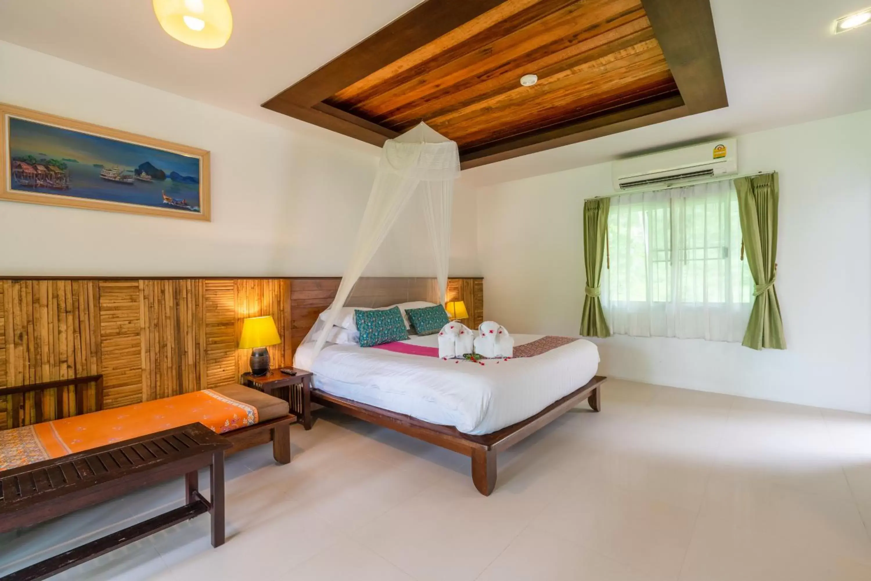 Bed in Ban Sainai Resort- SHA Extra Plus Aonang's Green Resort