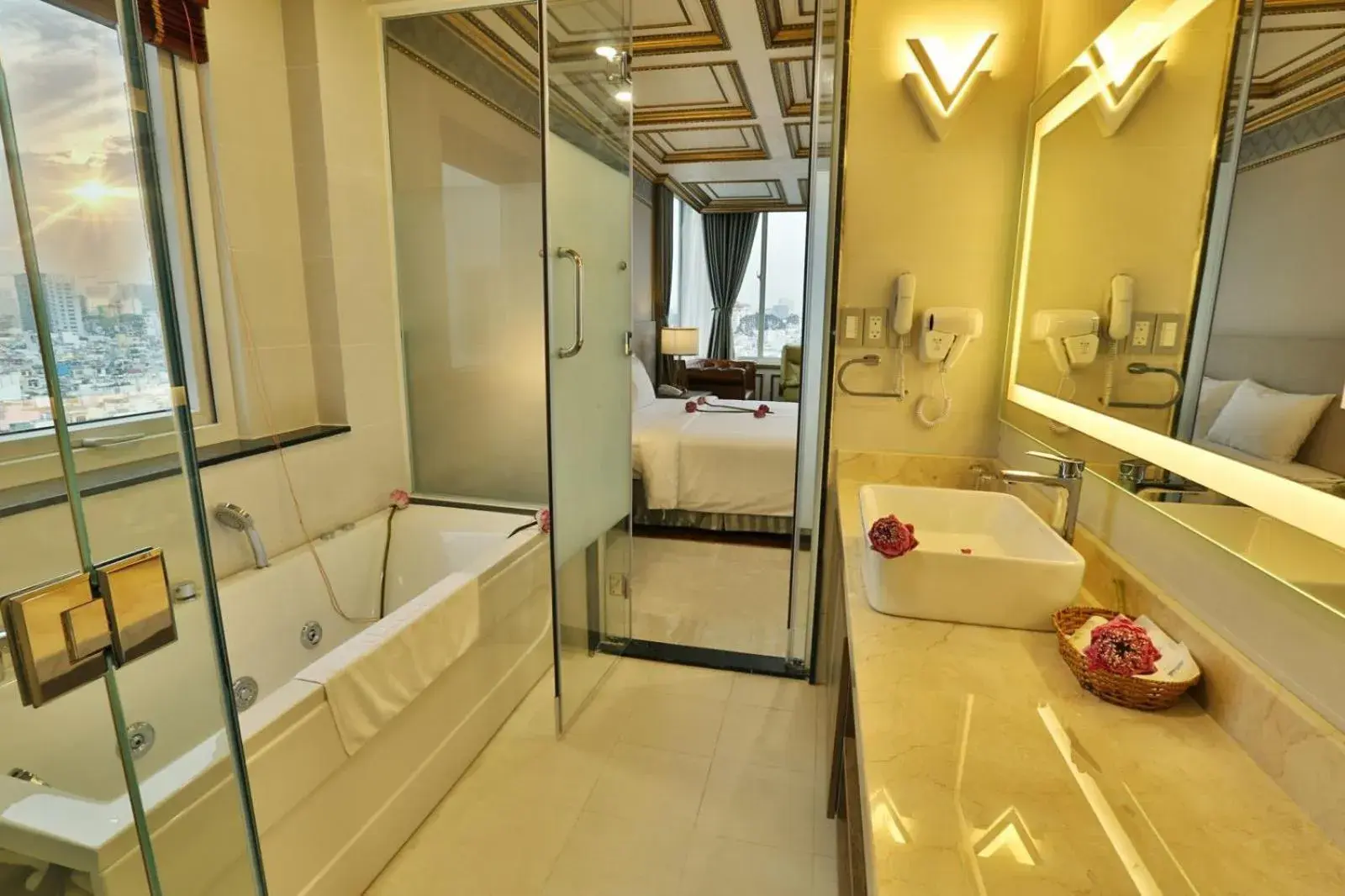 Shower, Bathroom in Lotus Saigon Hotel