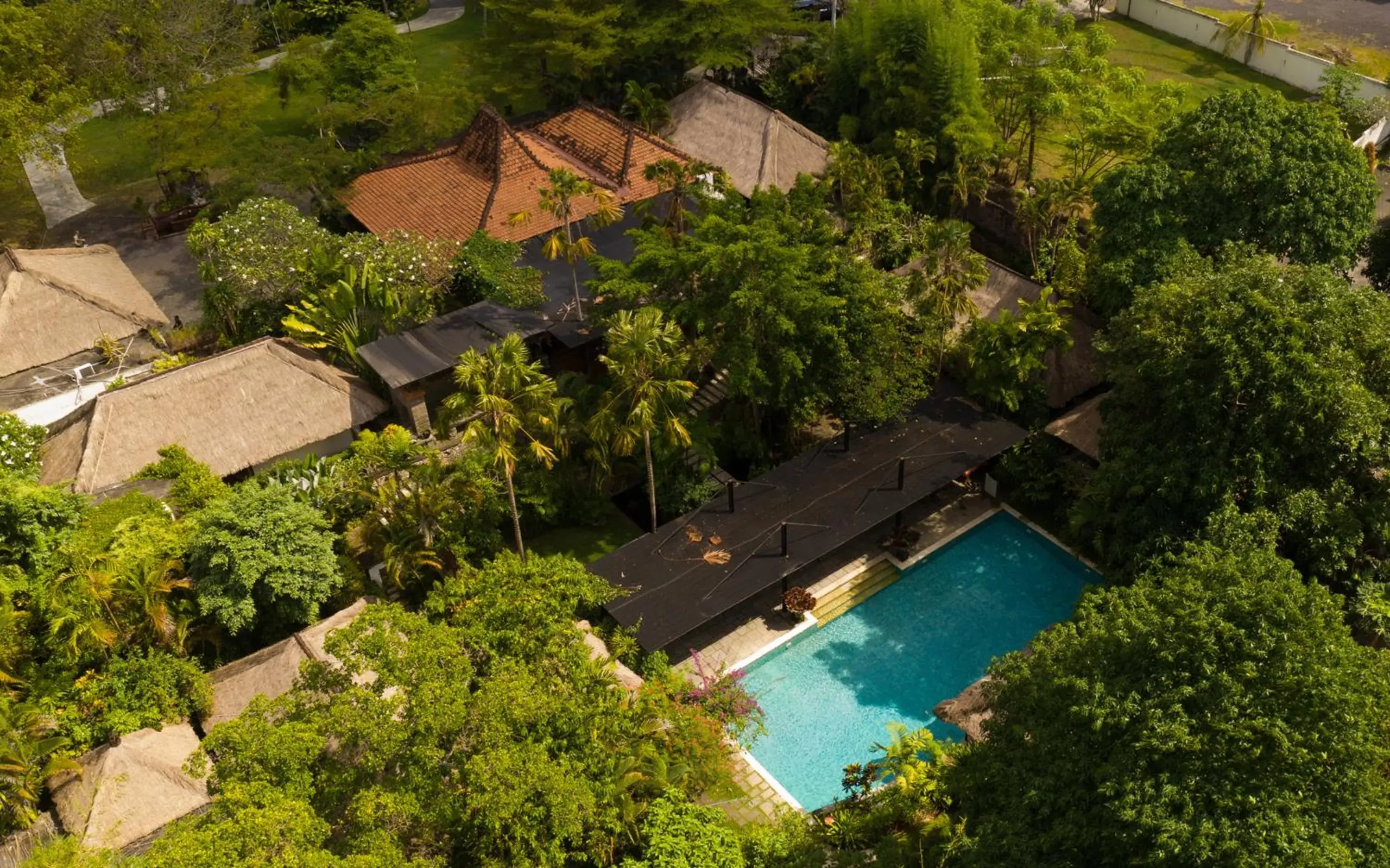 Swimming pool, Bird's-eye View in Villa Canggu by Plataran