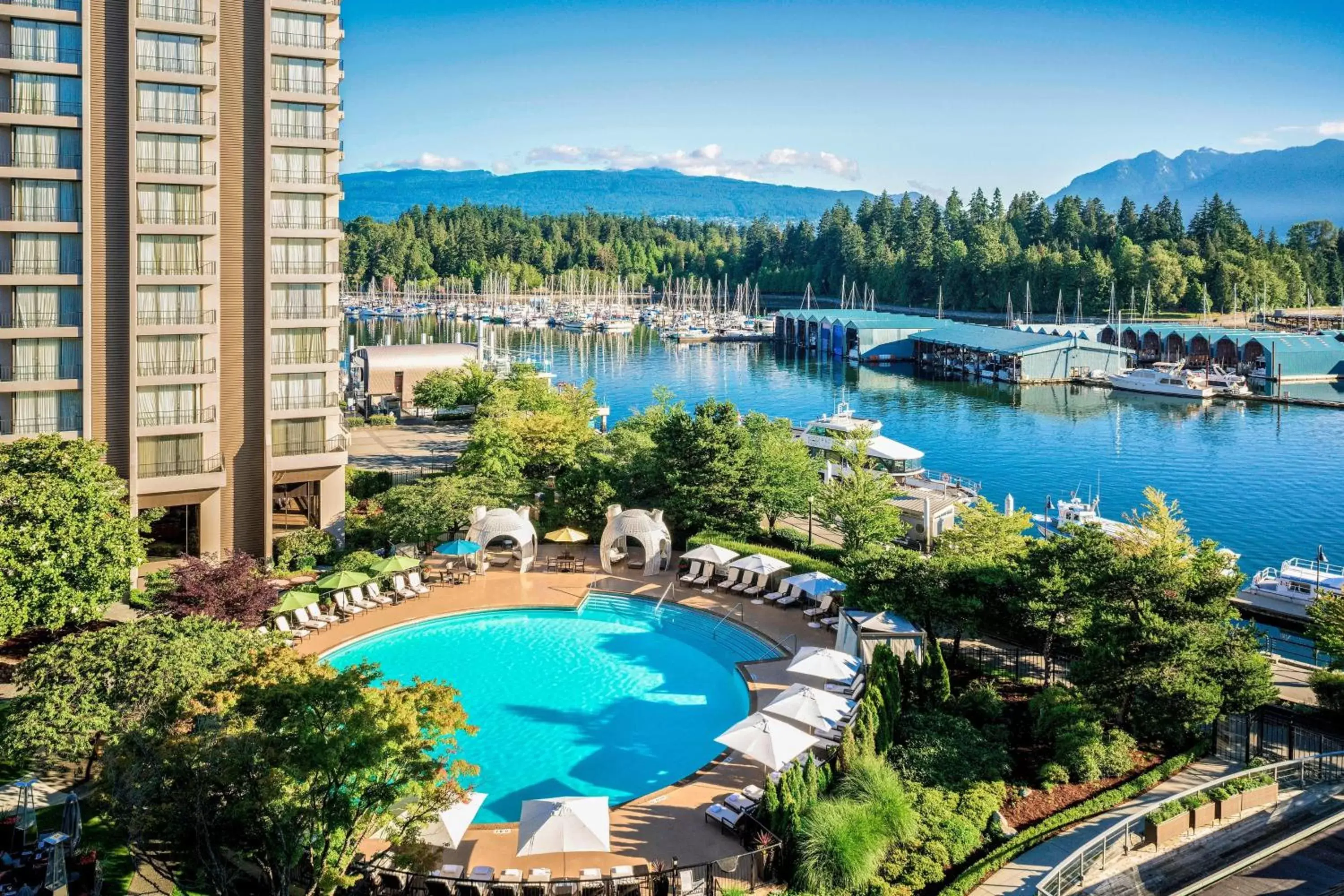 Swimming pool, Pool View in The Westin Bayshore, Vancouver