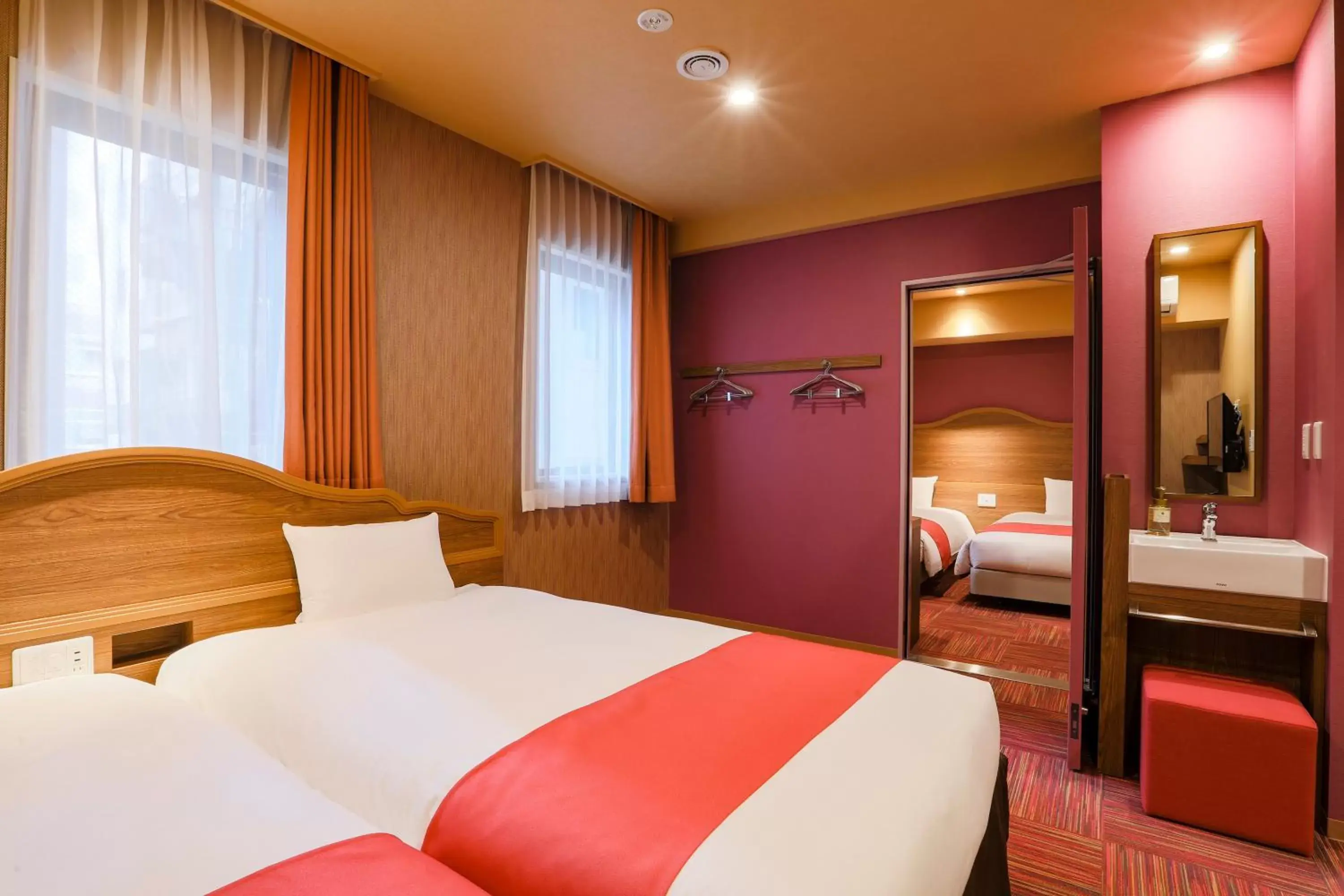 Photo of the whole room, Bed in Hotel Wing International Select Hakata-Ekimae