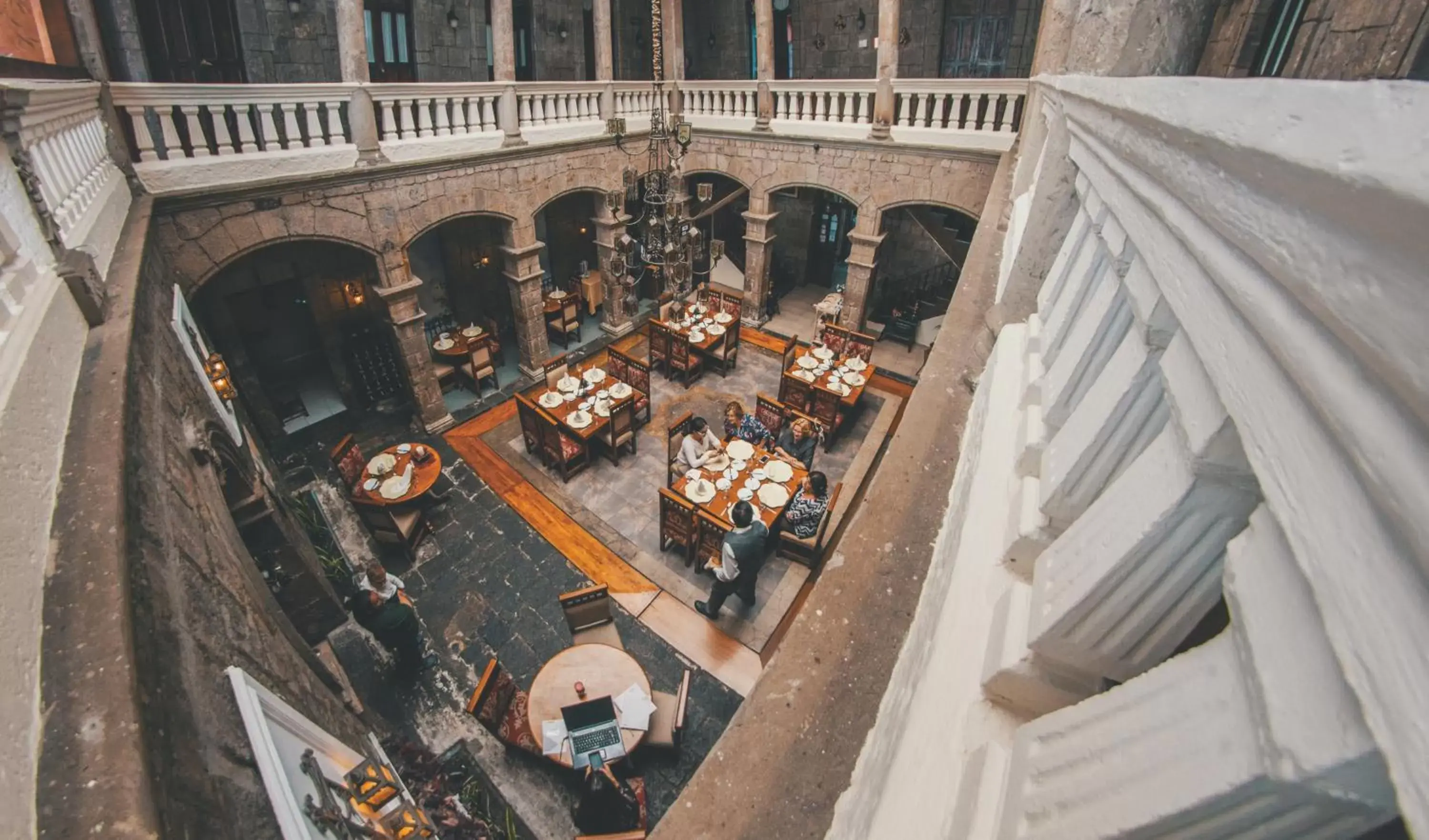 Patio in Roka Plaza Hotel Boutique