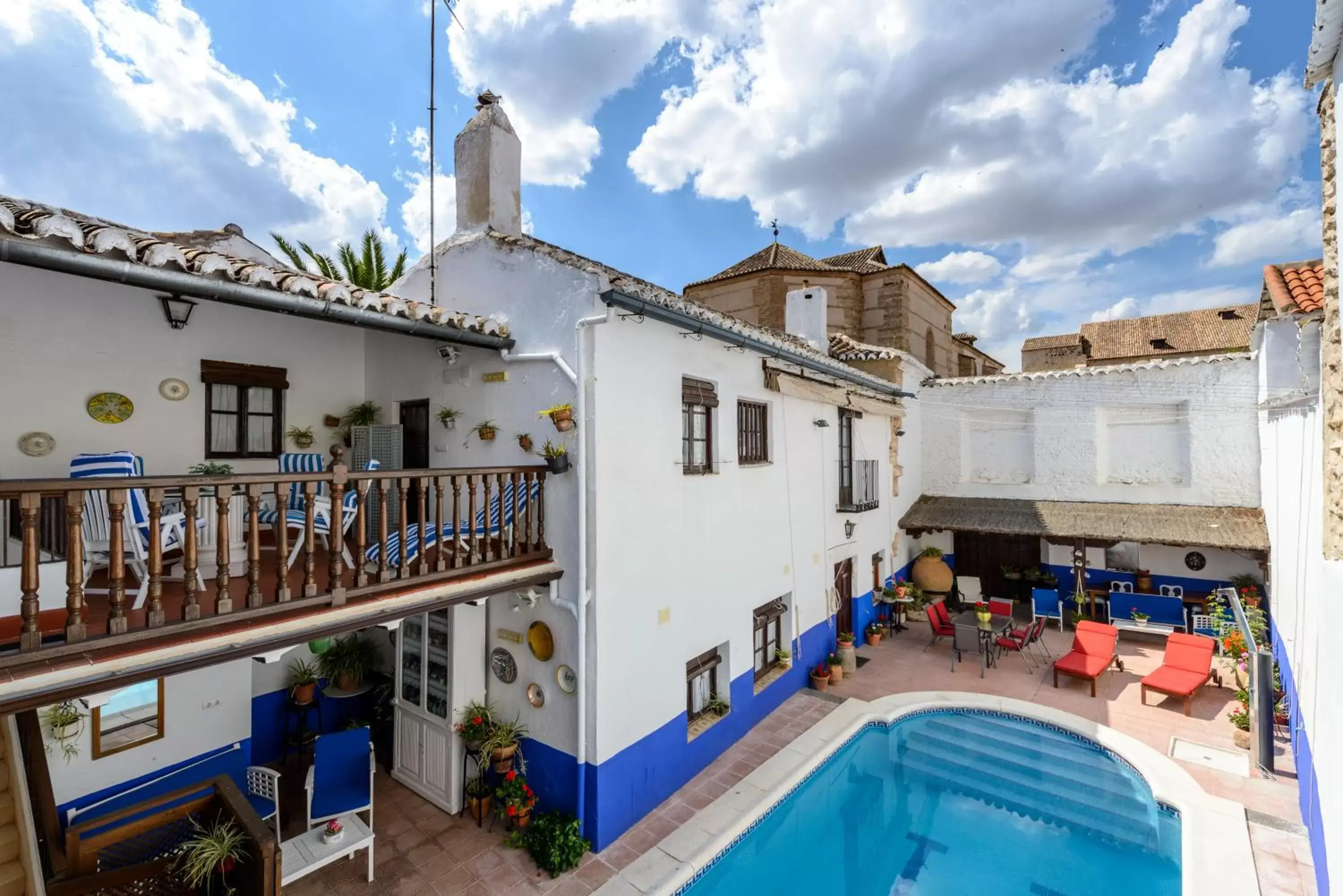 Pool View in Hotel Rural Tia Pilar