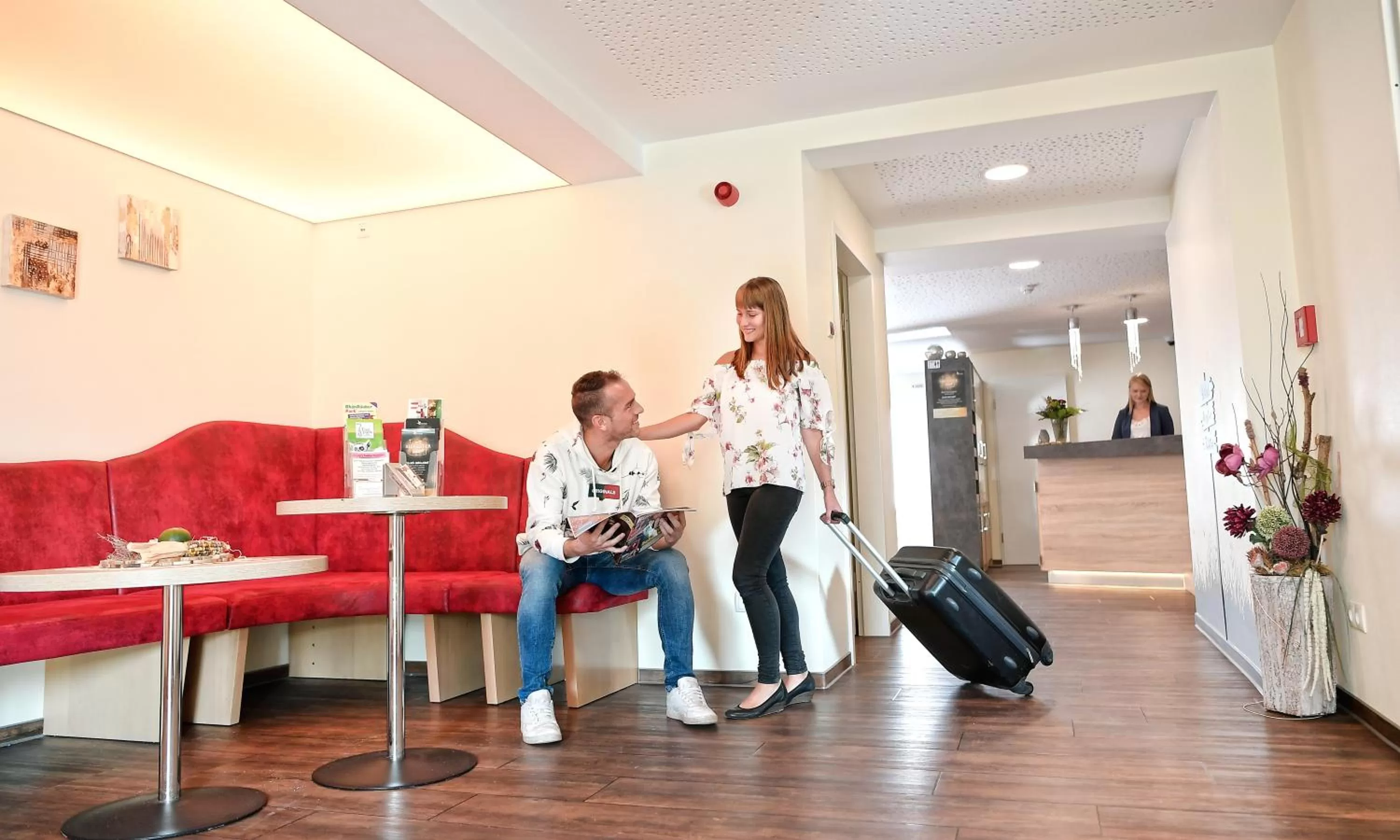 Lobby or reception in Familienhotel "Rhön Feeling"