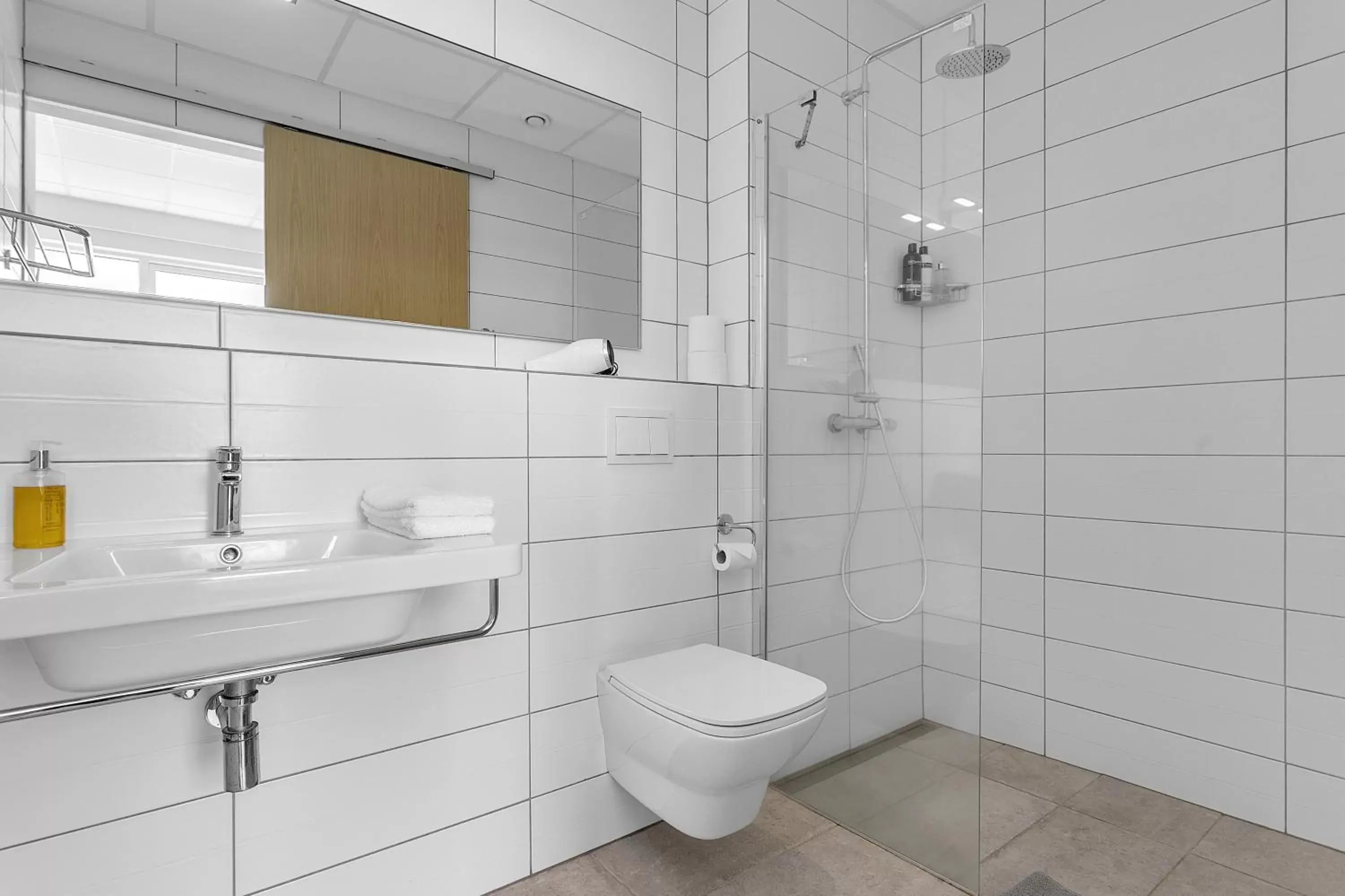 Shower, Bathroom in Icelandic Apartments by Heimaleiga