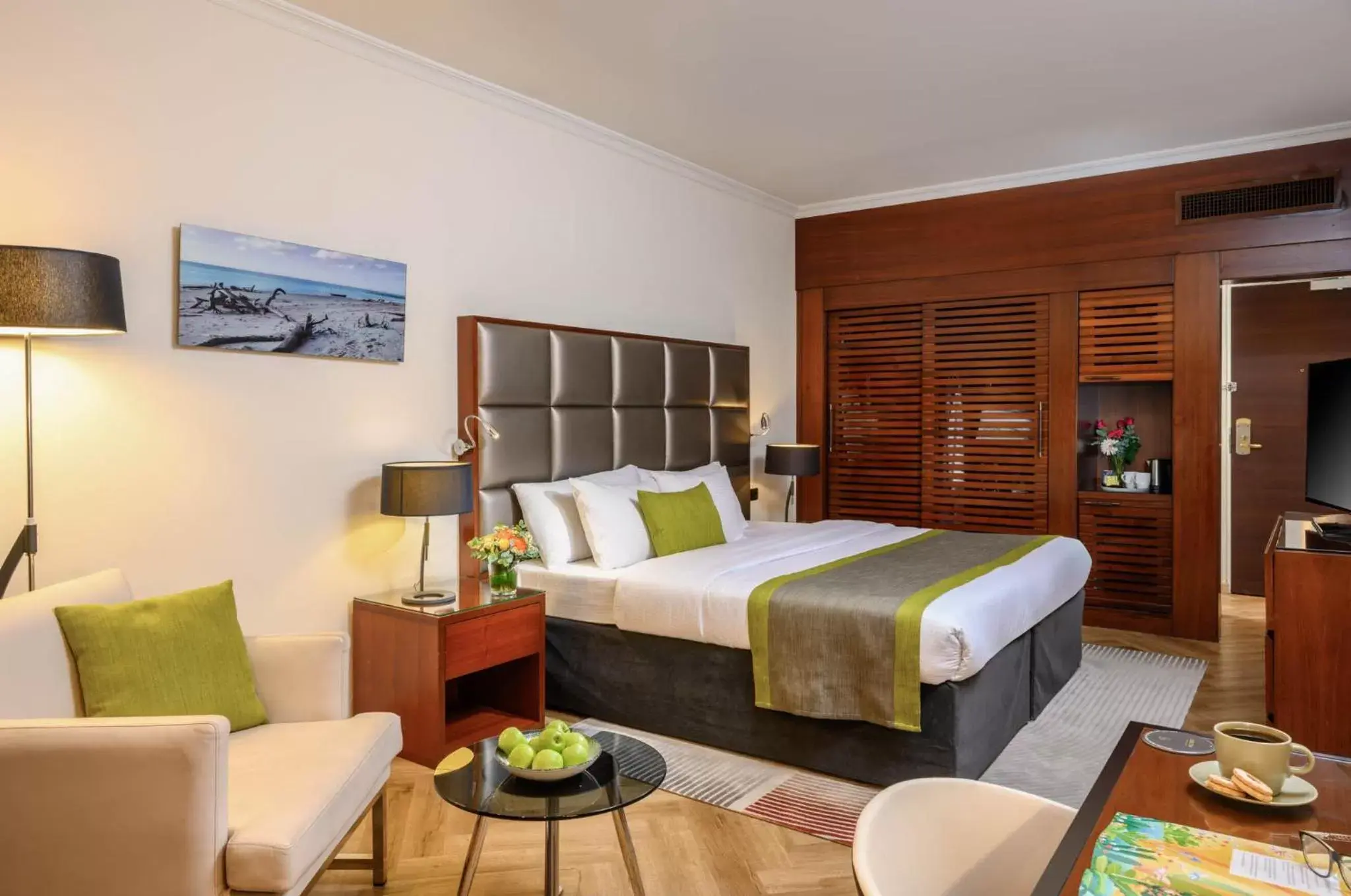 Bed in Carlton Tel Aviv Hotel – Luxury on the Beach