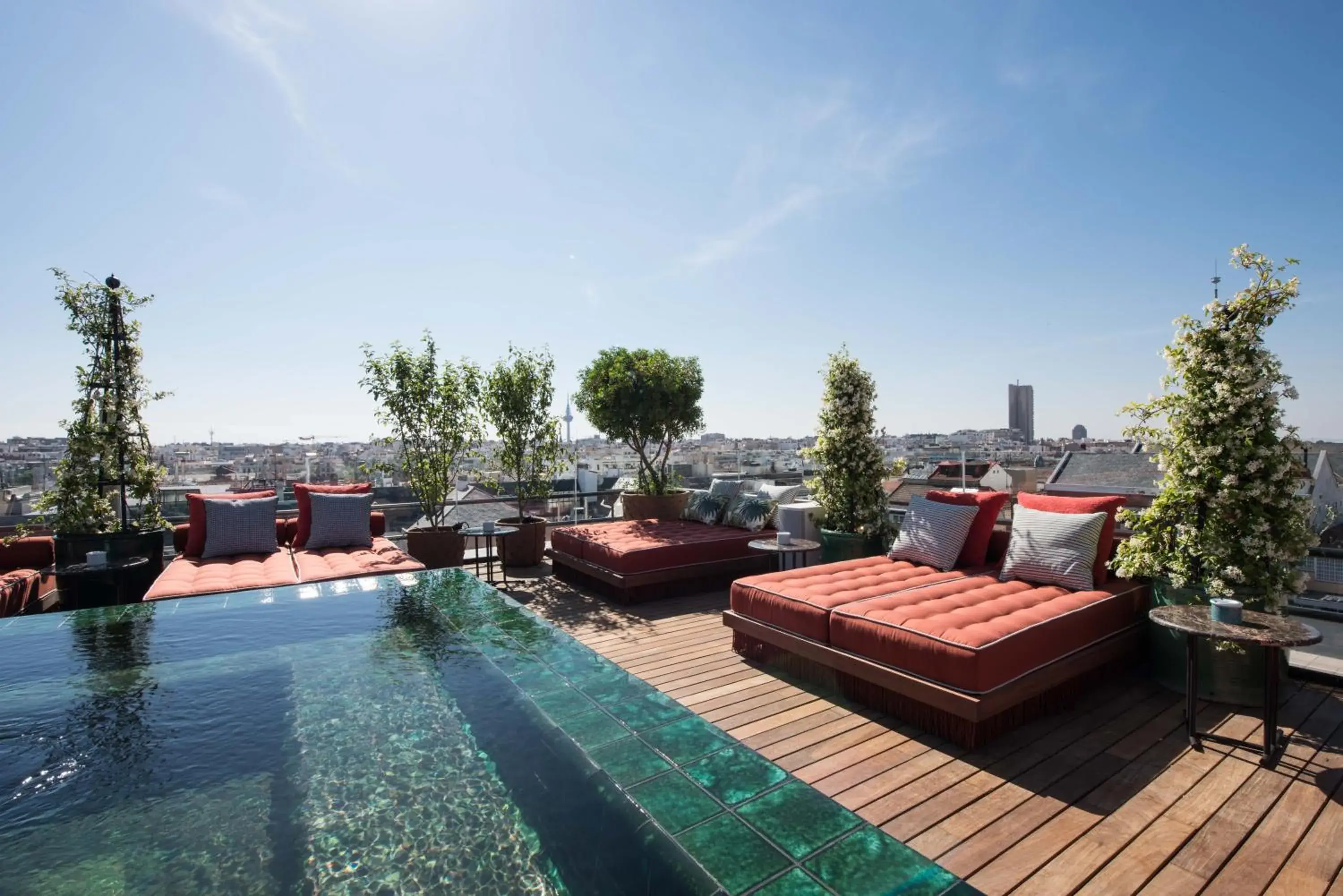 Balcony/Terrace, Swimming Pool in BLESS Hotel Madrid - The Leading Hotels of the World