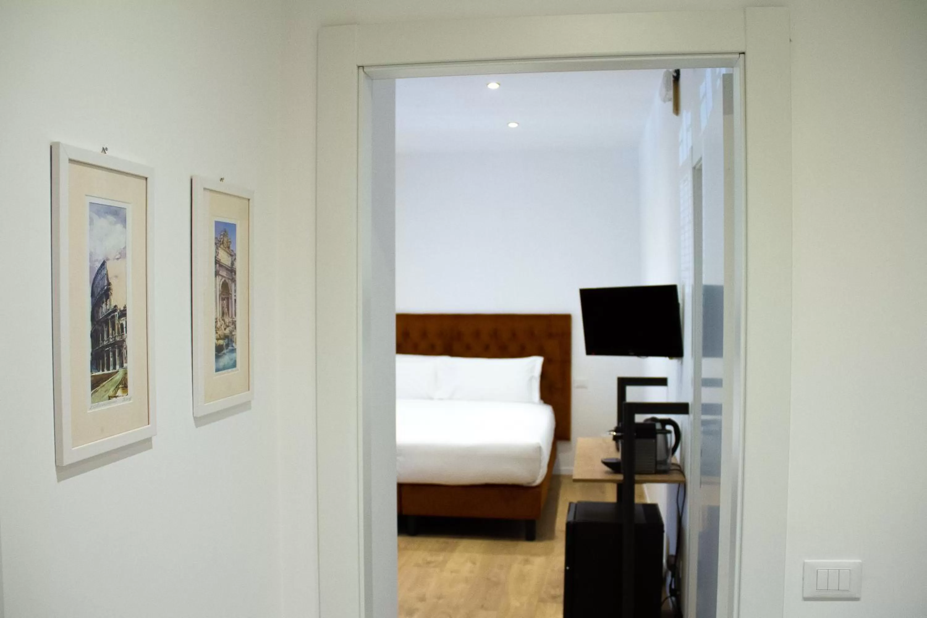 Decorative detail, Bed in Michelangelo Vatican Rooms