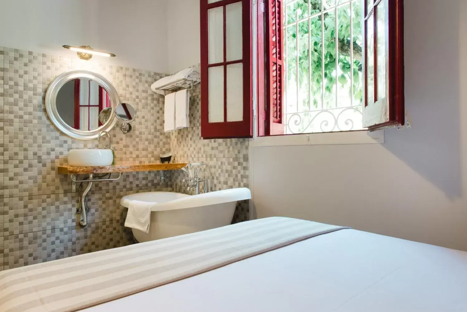 Bathroom in Hotel Torre Barcelona