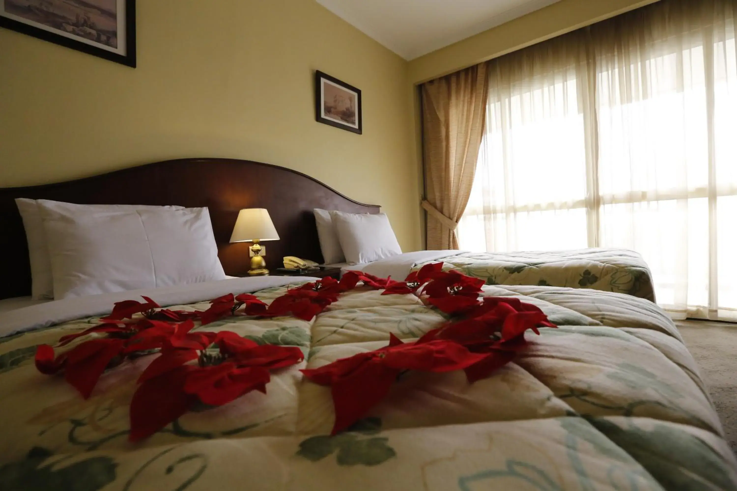 Bed in Horizon Shahrazad Hotel