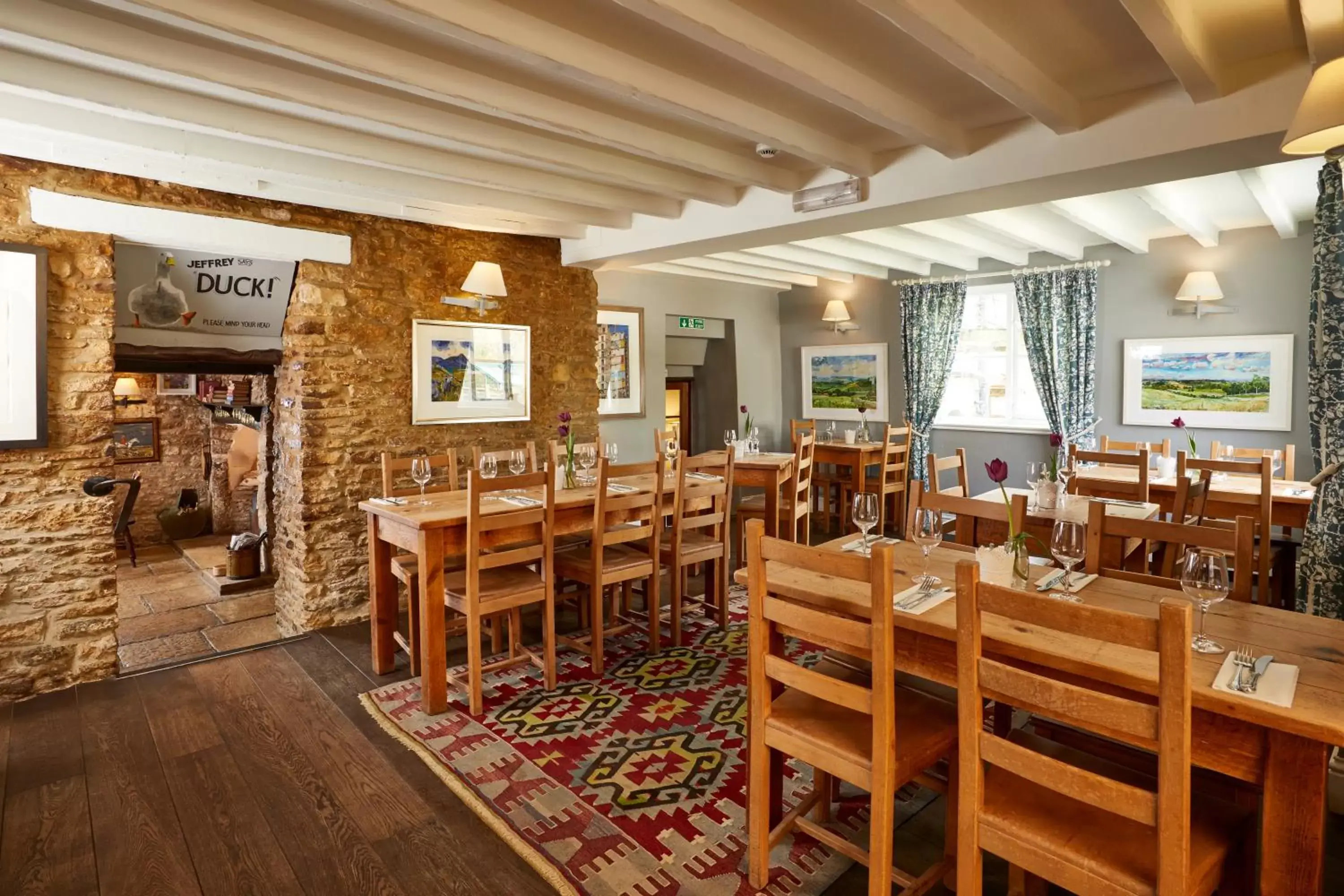 Dining area, Restaurant/Places to Eat in The Crown Inn, Church Enstone