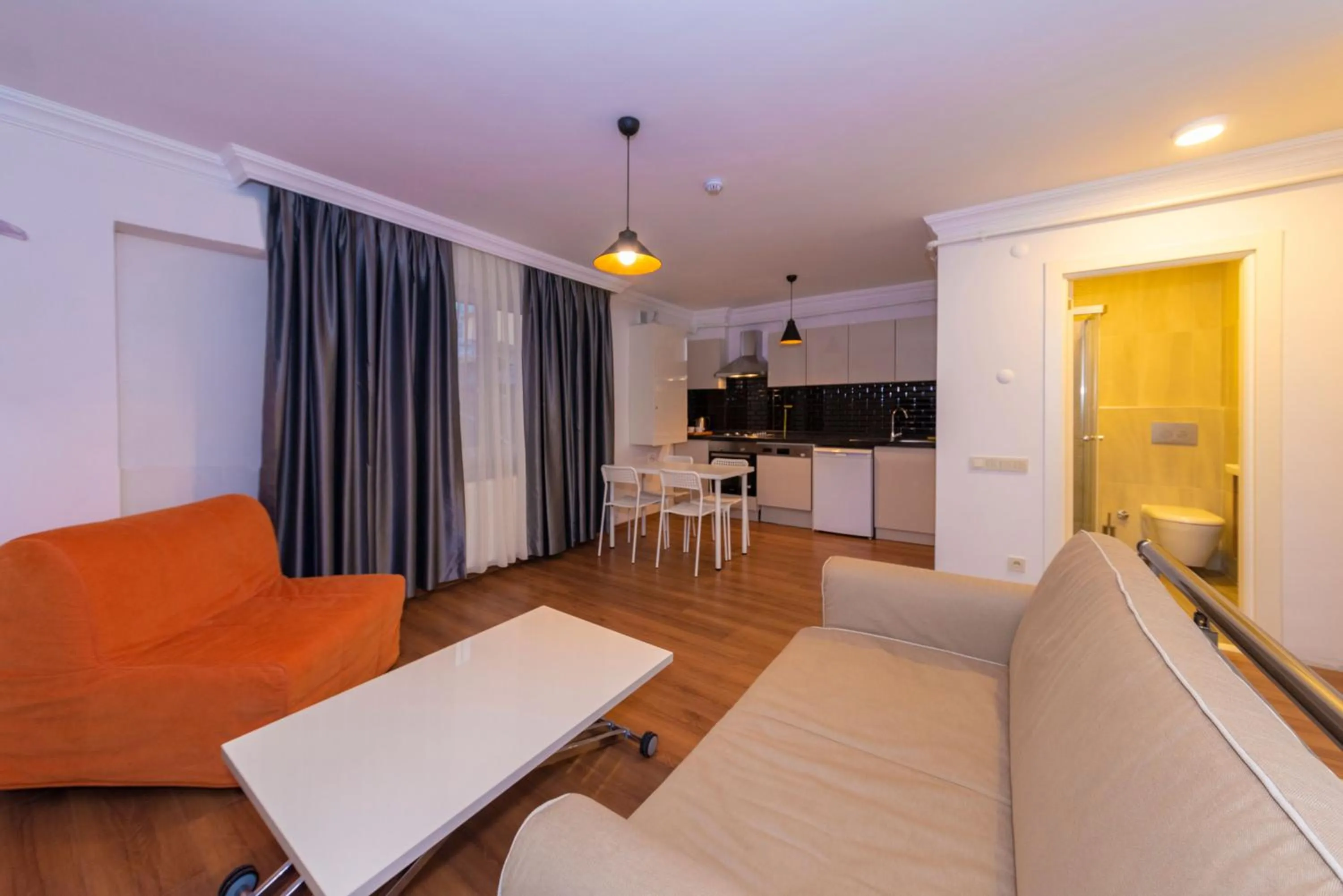 Living room in Joy Suites