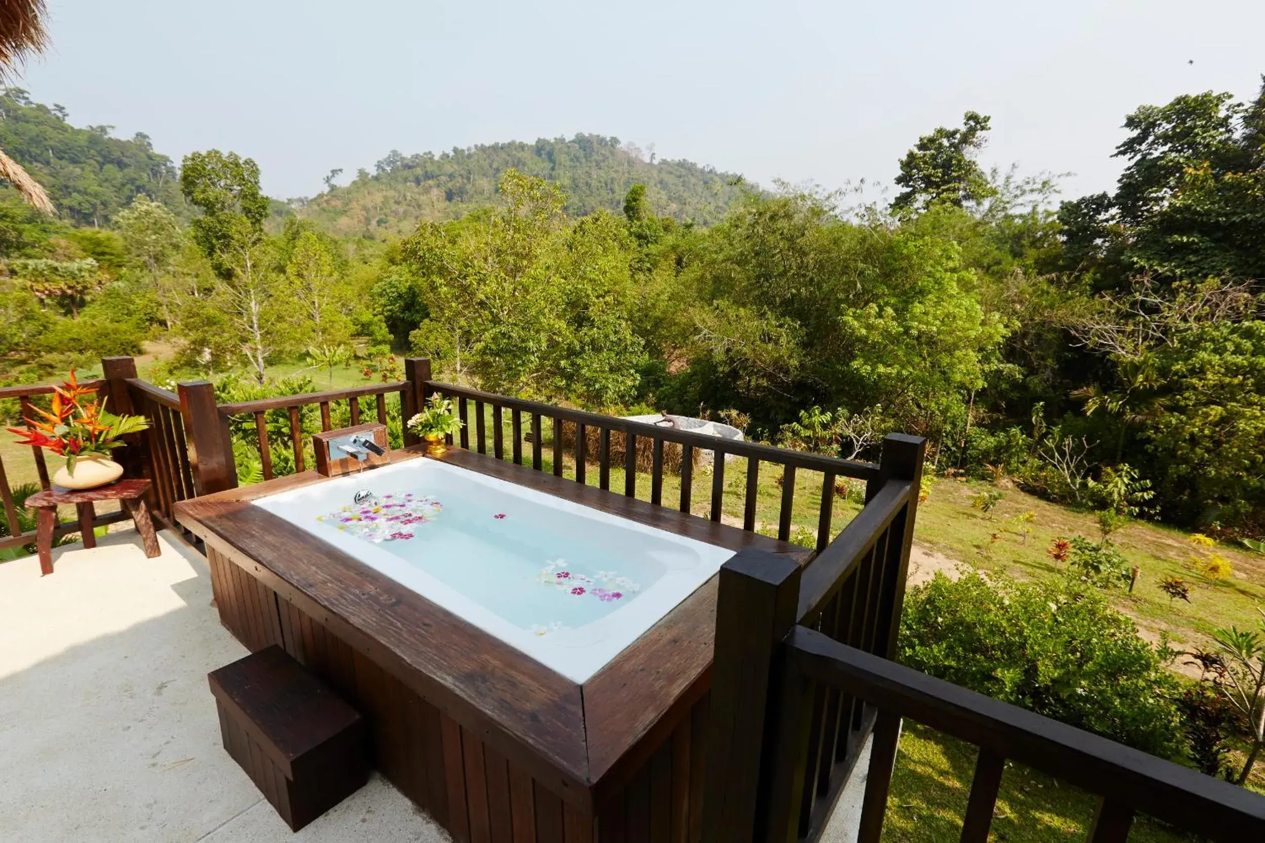 Balcony/Terrace in Wareerak Hot Spring & Wellness- SHA Extra Plus