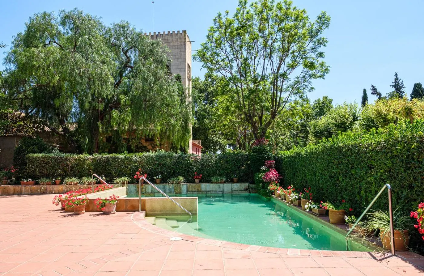 Swimming pool in Hotel Mas La Boella