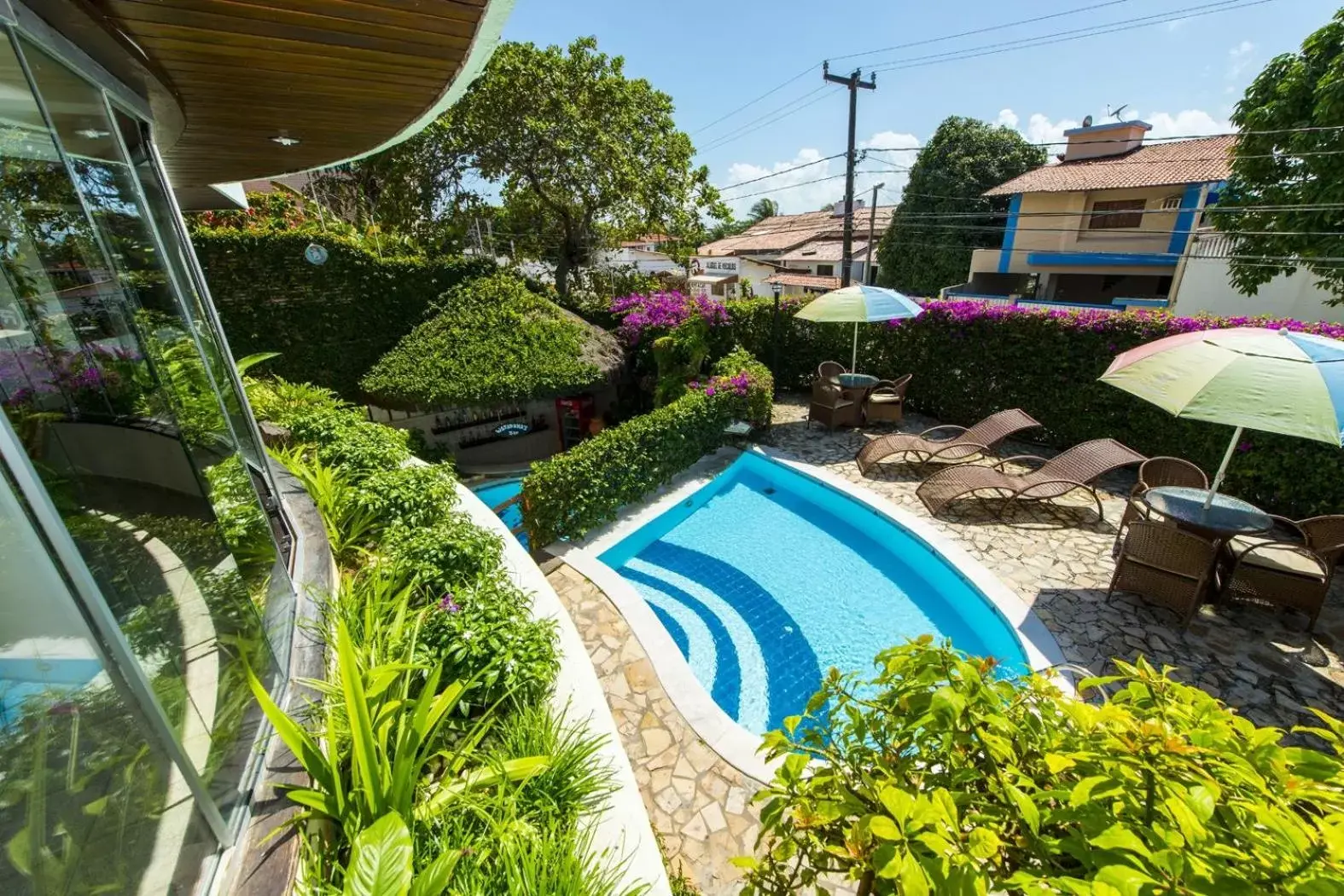 Pool View in Divi-Divi Praia Hotel