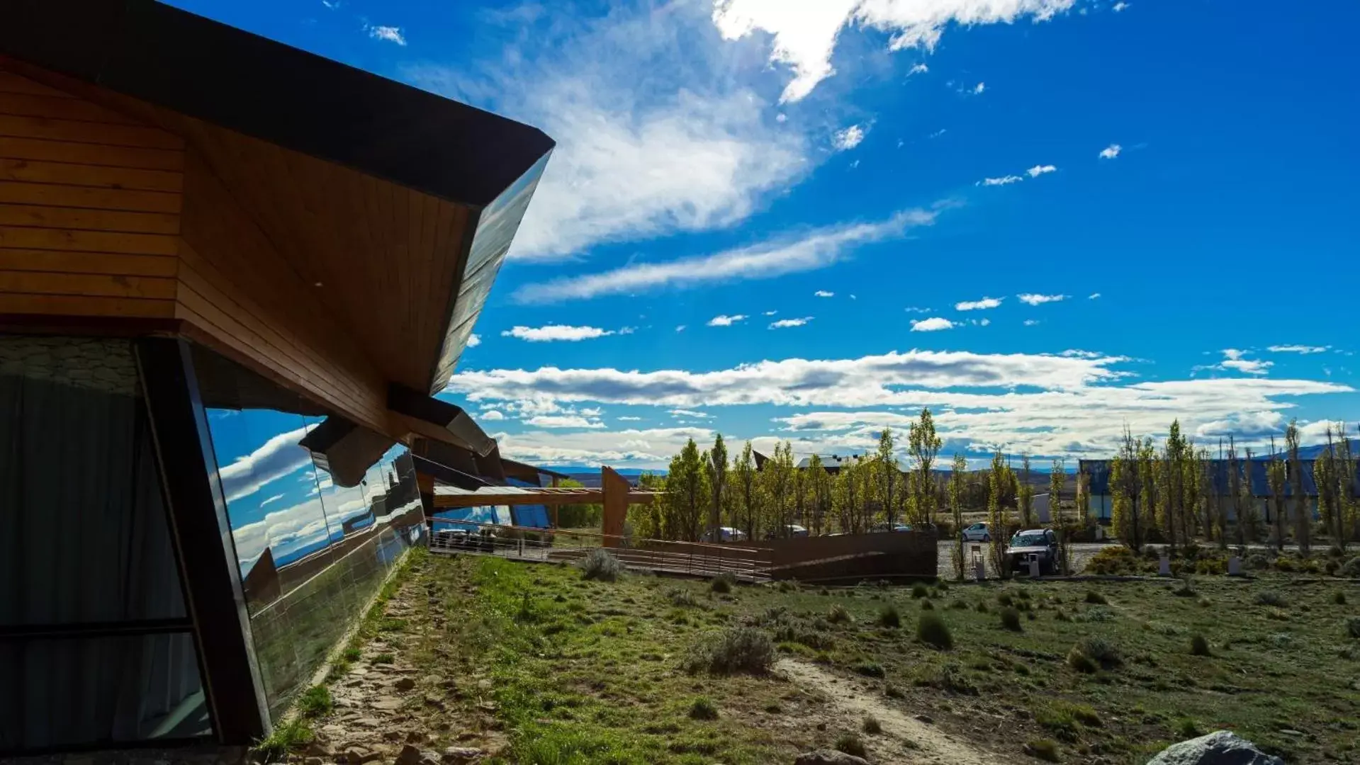 Garden view in Design Suites Calafate