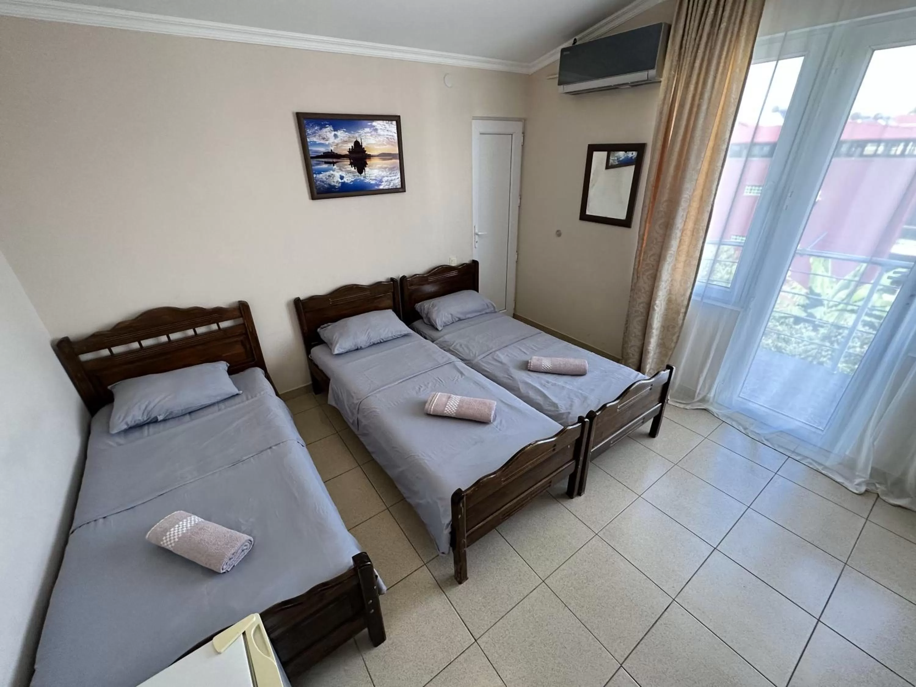 Photo of the whole room, Bed in National+