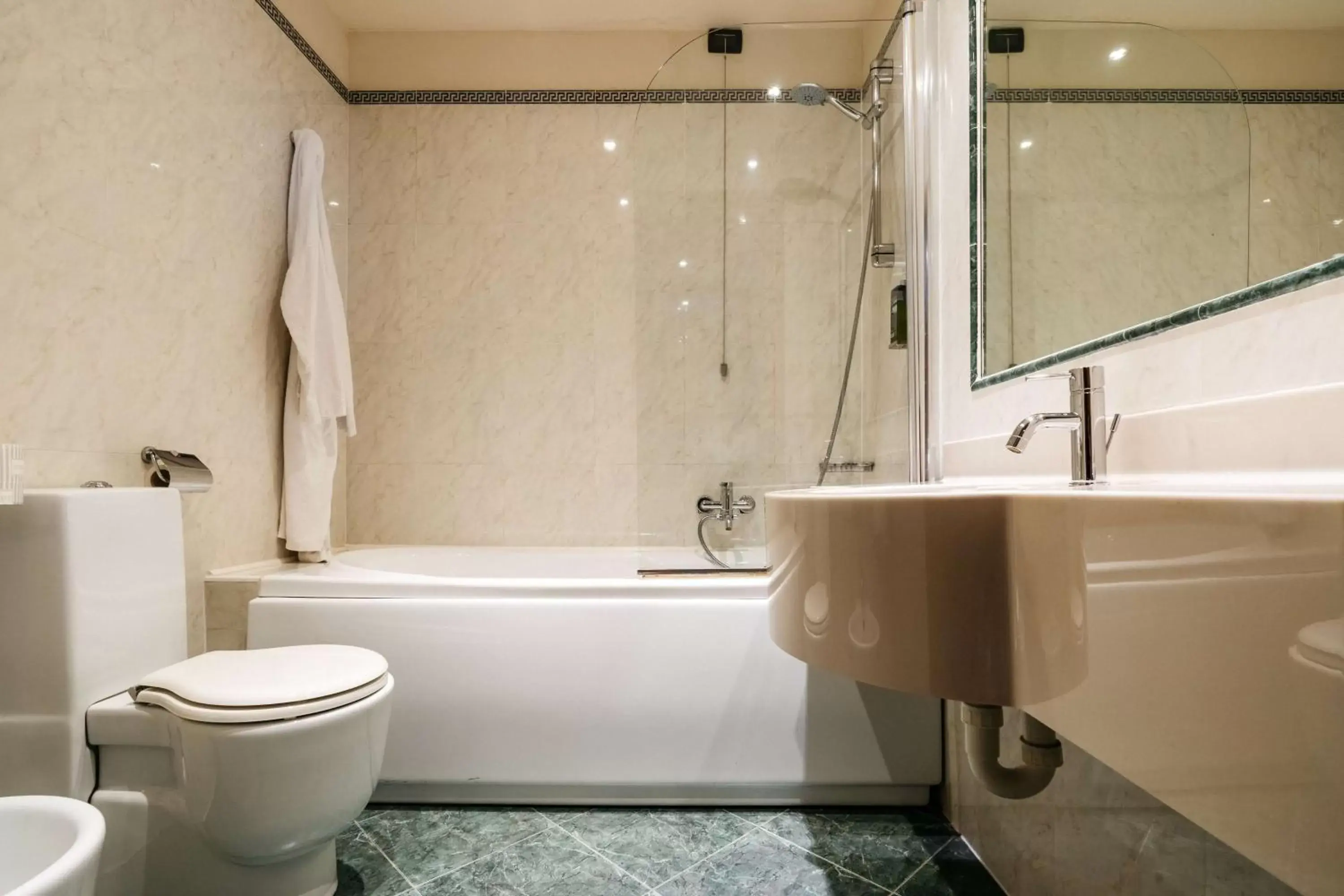 Shower, Bathroom in Best Western Hotel Tre Torri