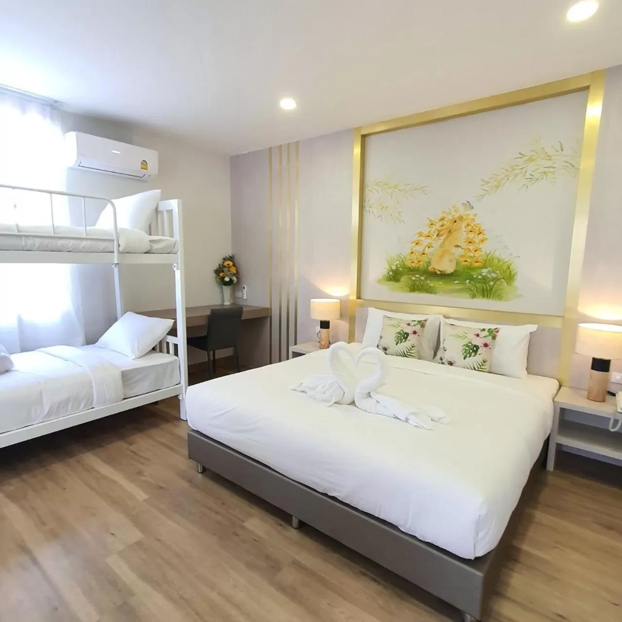 Bedroom, Bed in Lueangchan Orchid Hotel