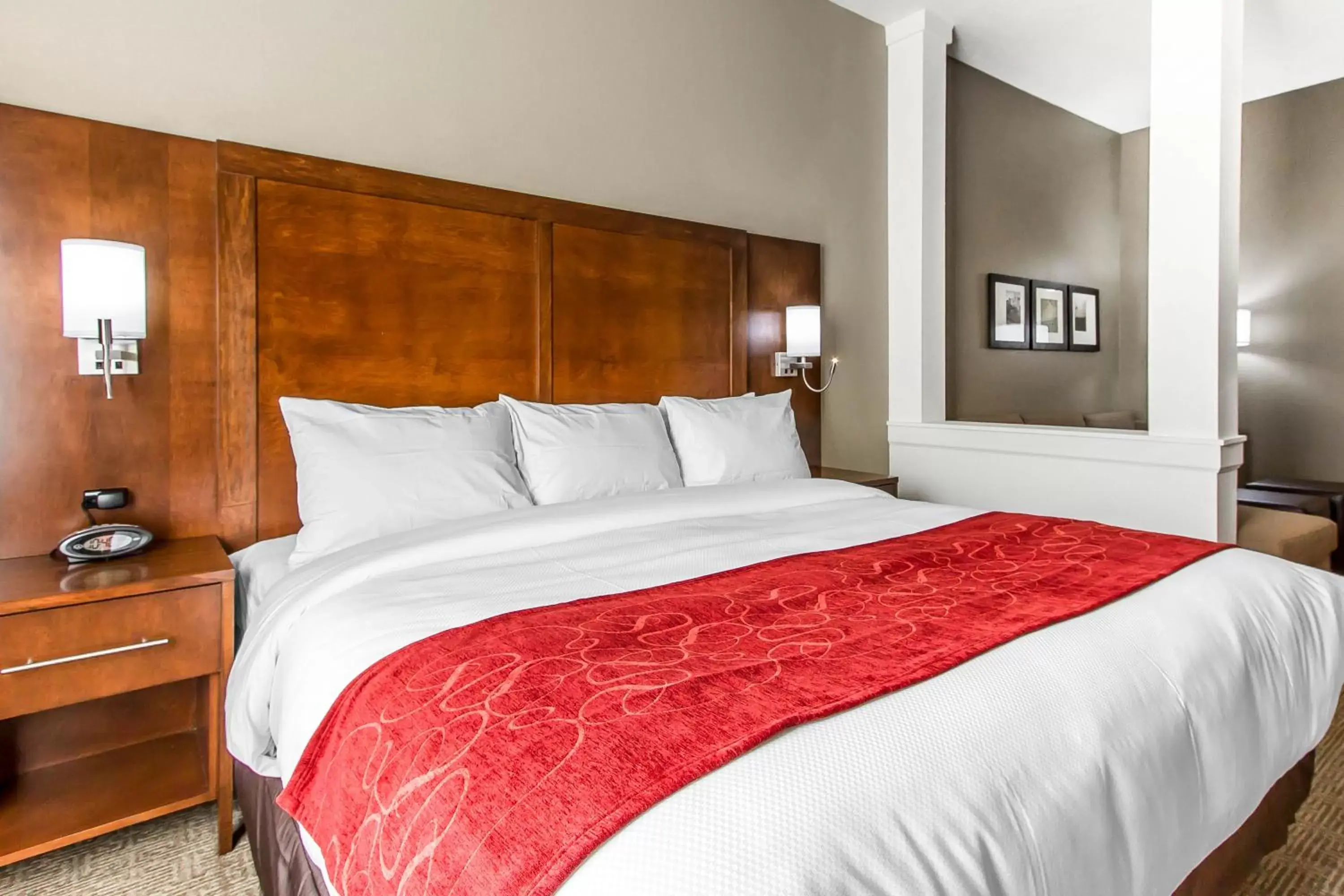 Photo of the whole room, Bed in Comfort Suites West Omaha