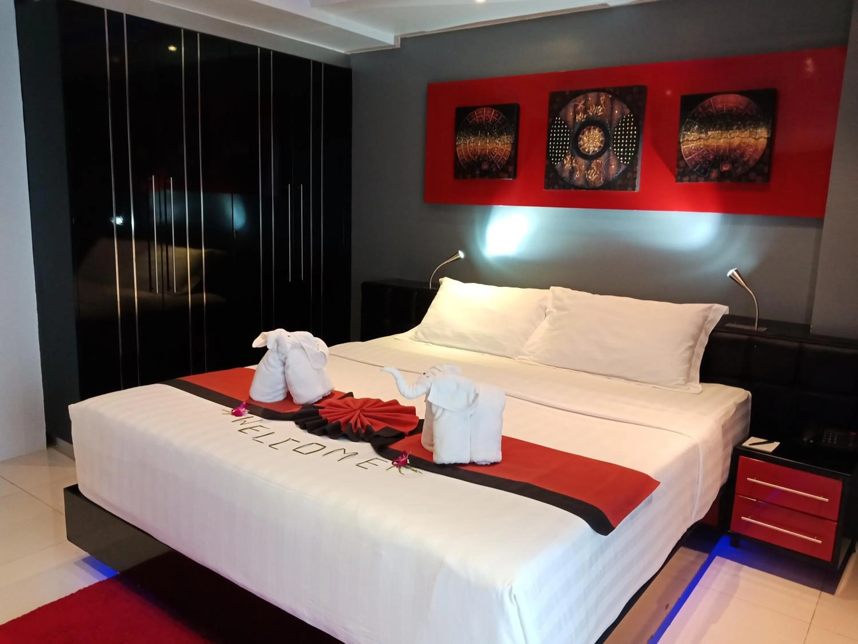Bed in Absolute Bangla Suites