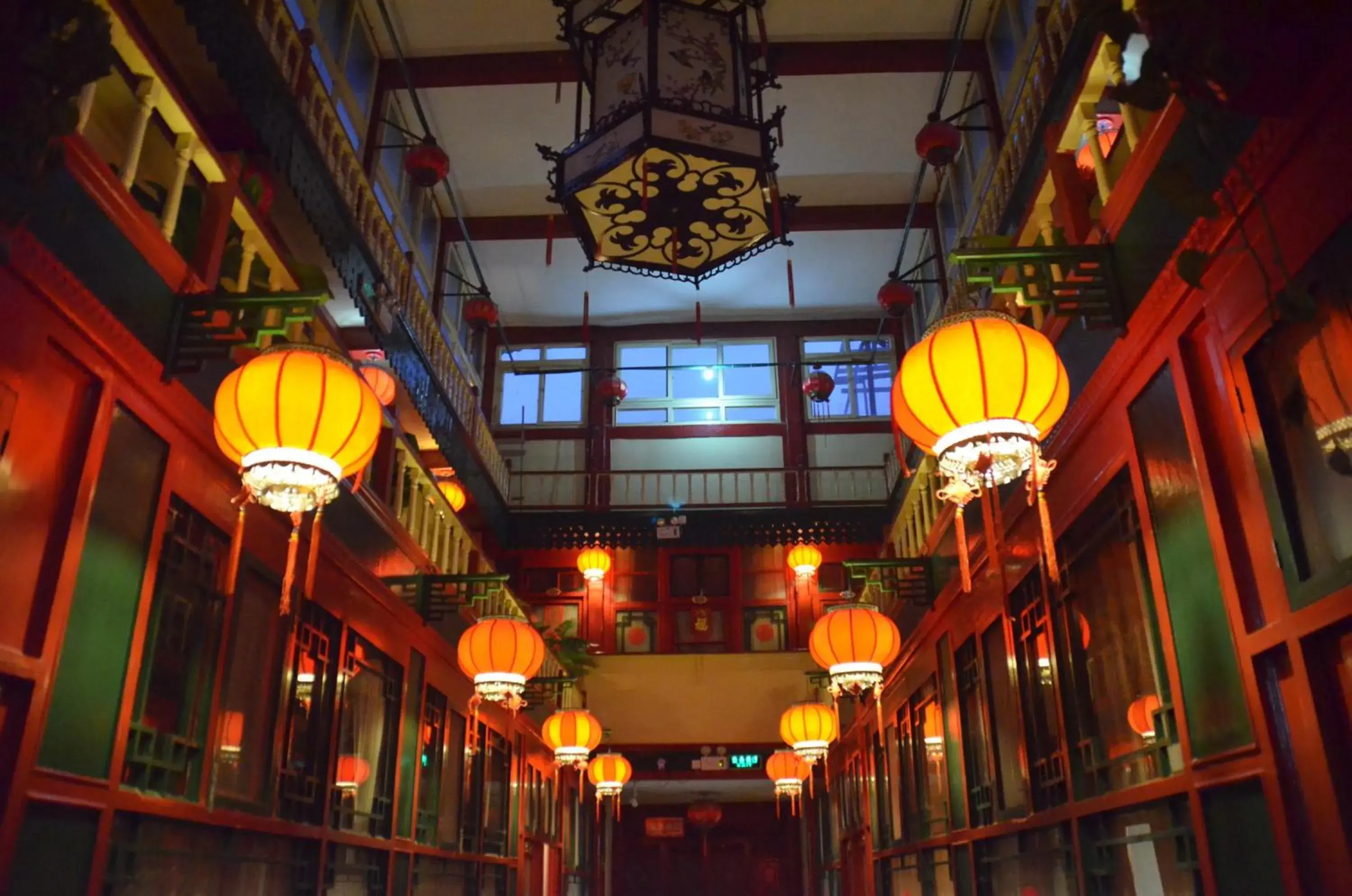 Decorative detail in Qianmen Courtyard Hotel