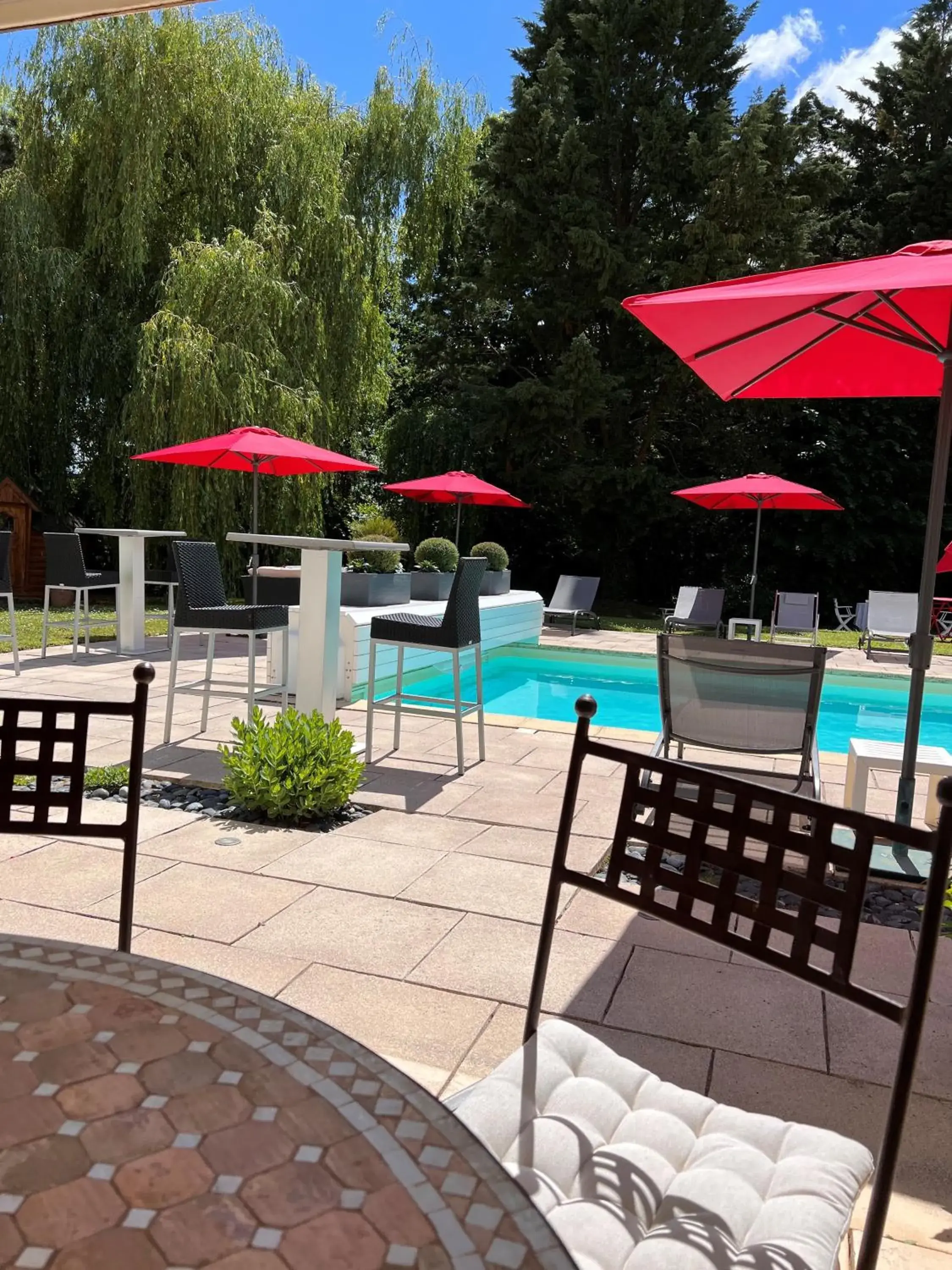 Patio, Swimming Pool in Les Jardins D'Adalric